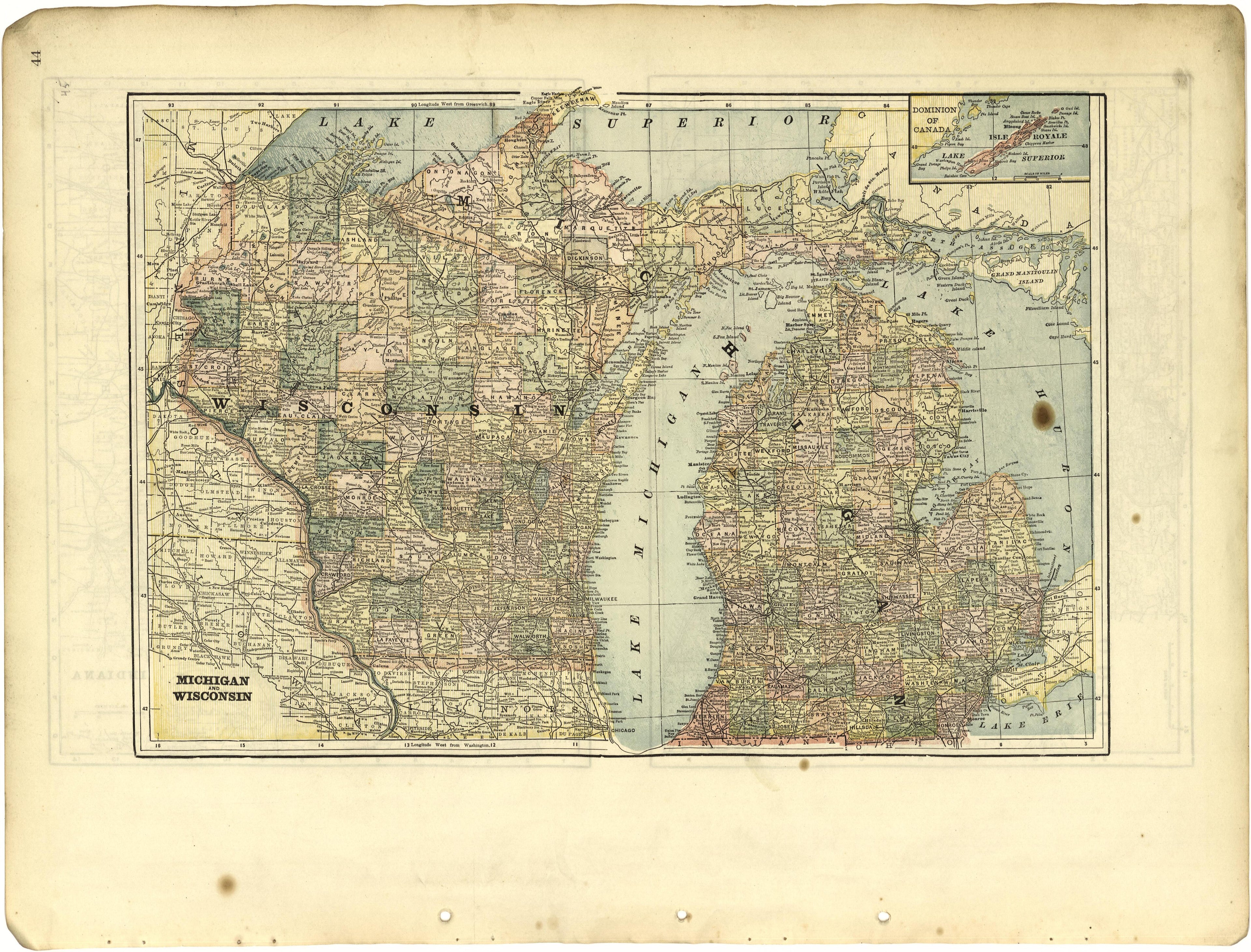 Michigan and Wisconsin from Riddell&