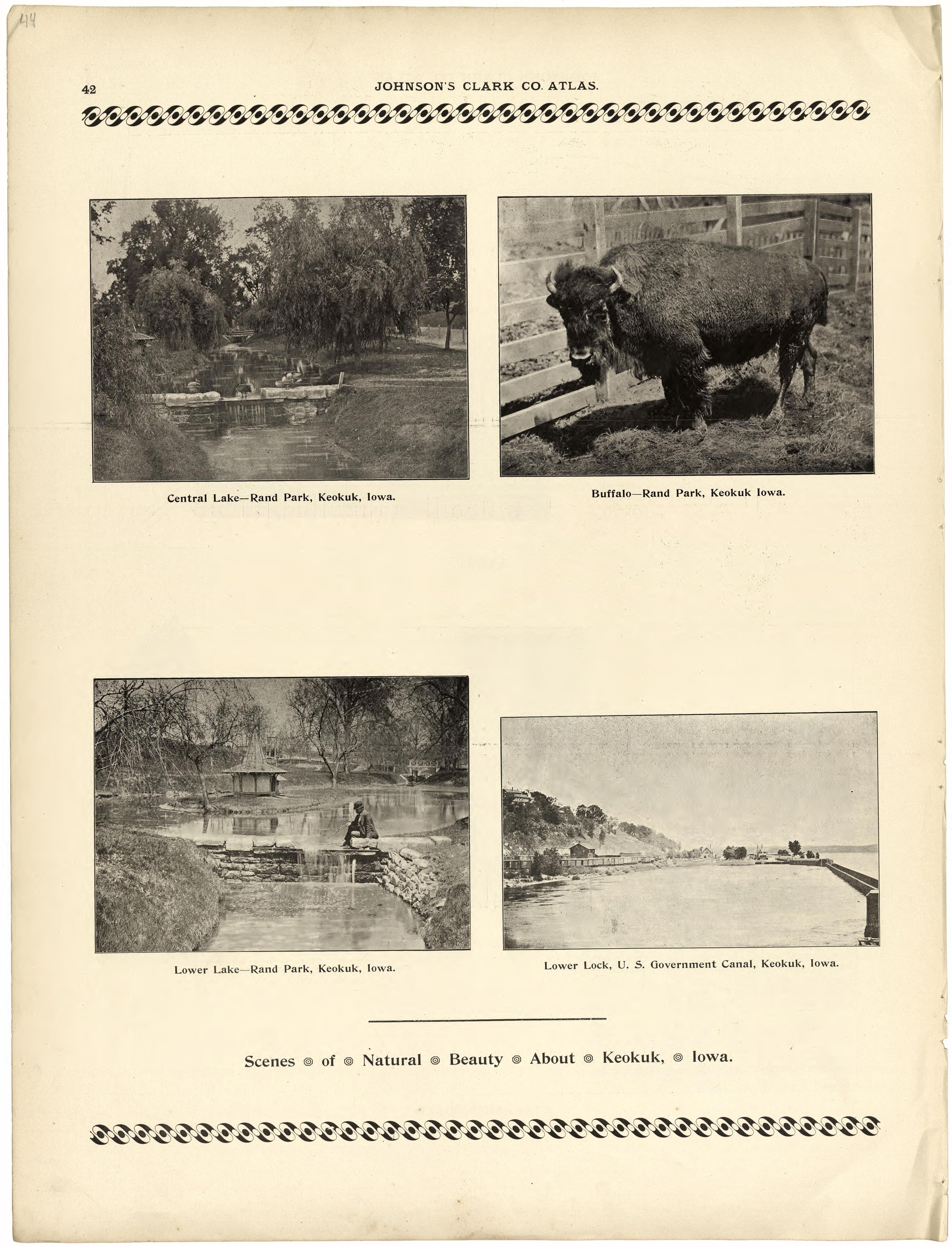 This old map of Clark County, Missouri, was created by Johnson, G. C.|Western Atlas Co in 1896