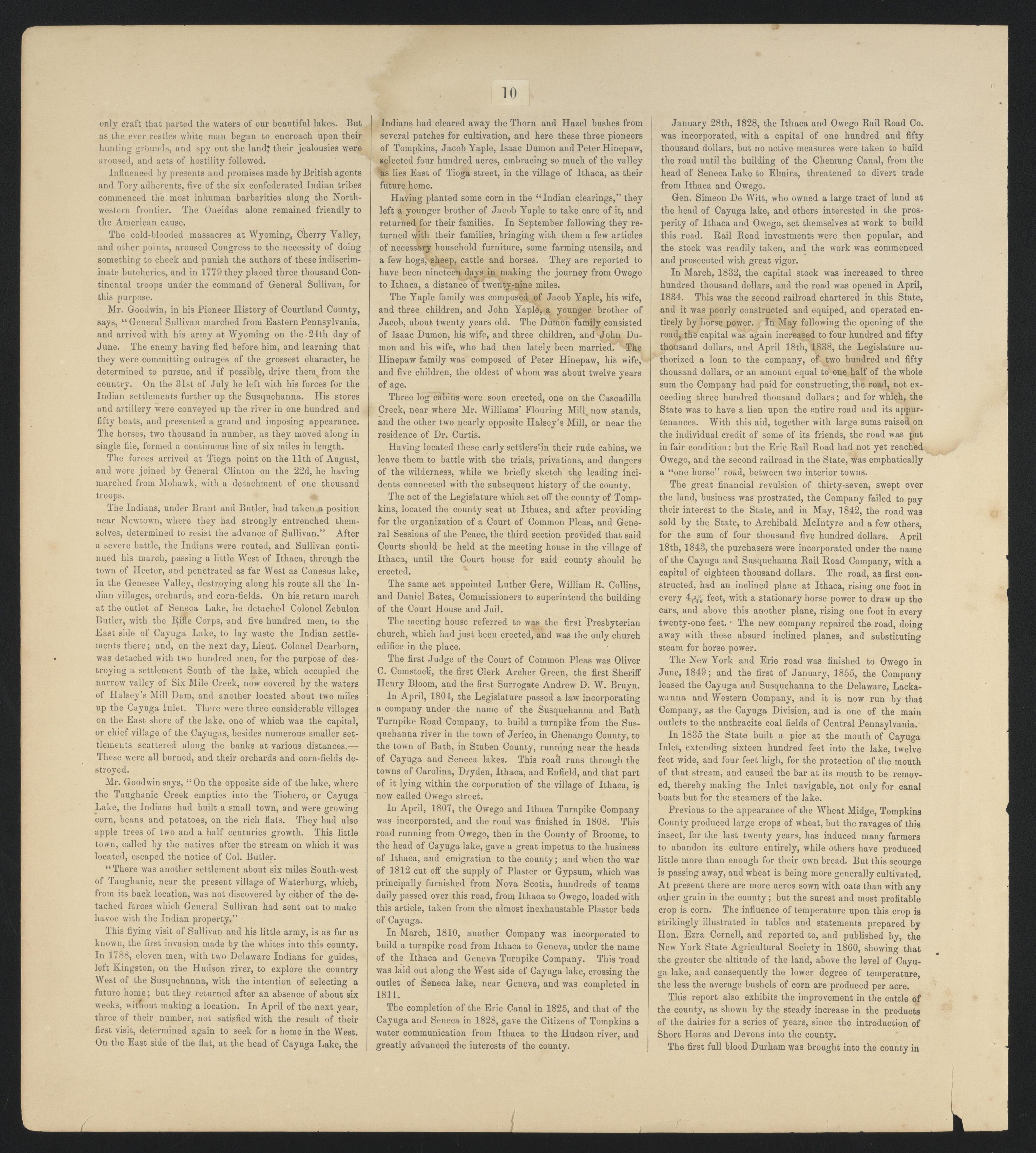 Image 10 of New Topographical Atlas of Tompkins County, New York from New Topographical Atlas of Tompkins County, New York : from Actual Surveys Especially for This Atlas 1866 by Relic Map Company