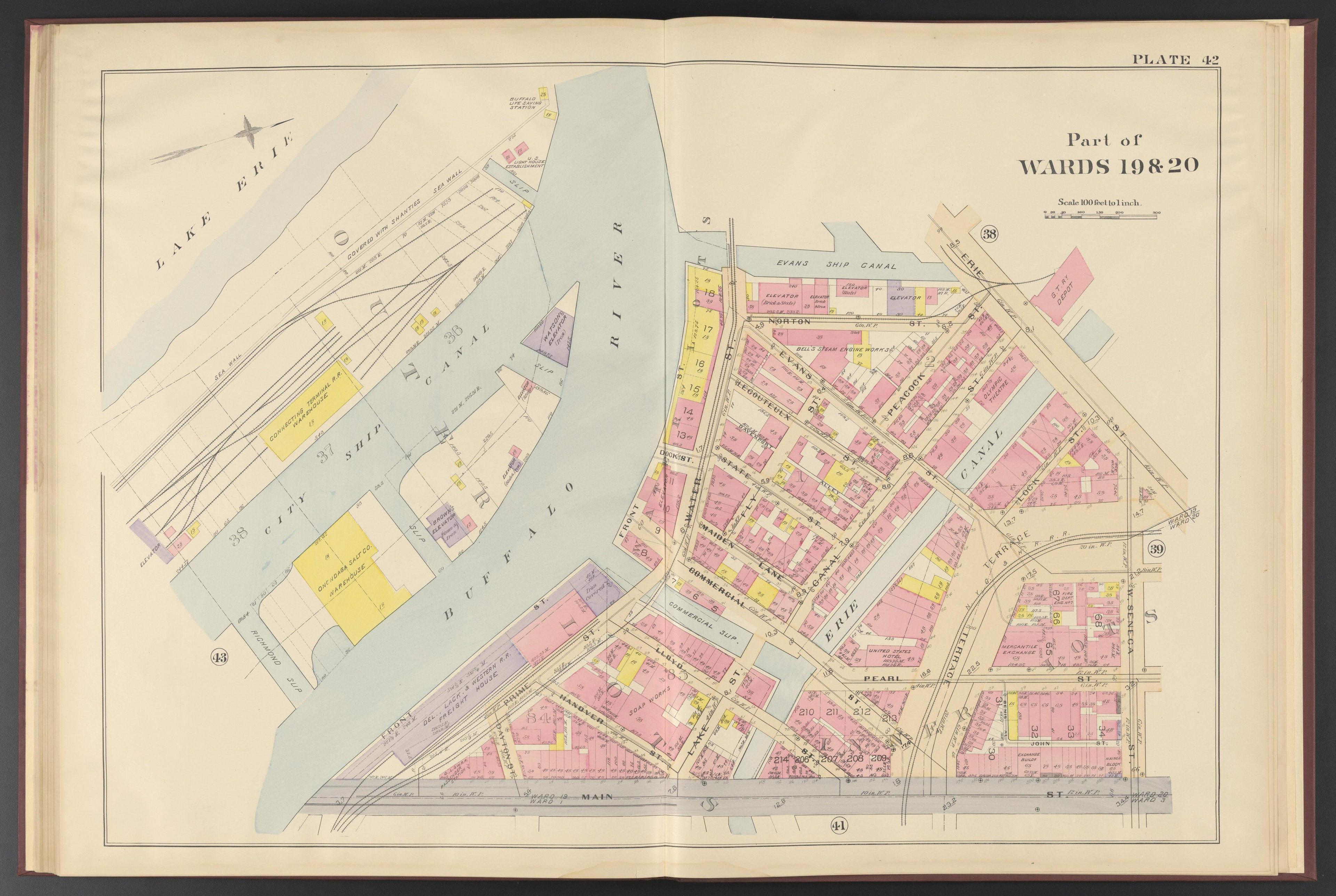 Image 20 of Atlas of the City of Buffalo, New York from Atlas of the City of Buffalo, New York 1894 by Relic Map Company
