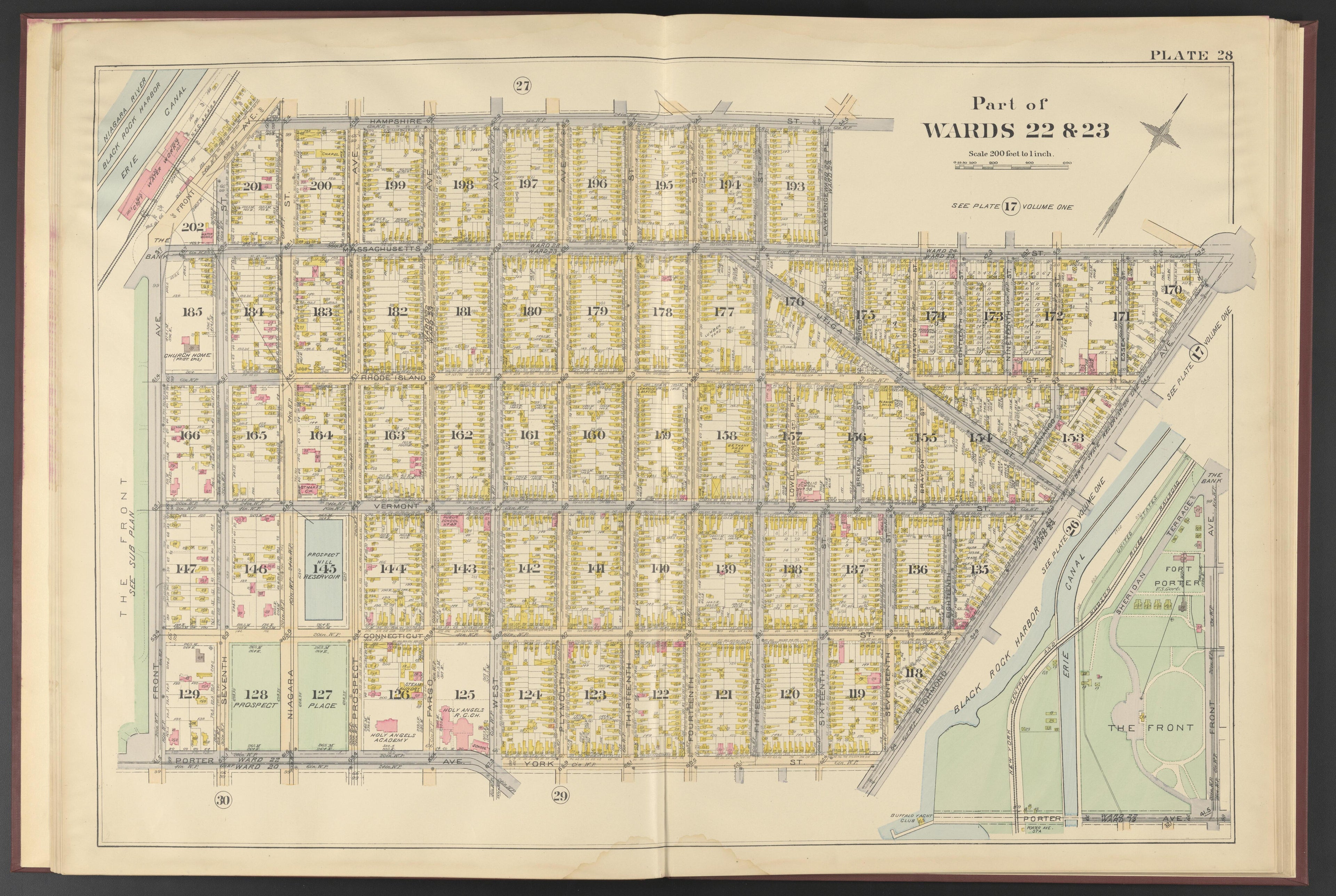 Image 6 of Atlas of the City of Buffalo, New York from Atlas of the City of Buffalo, New York 1894 by Relic Map Company