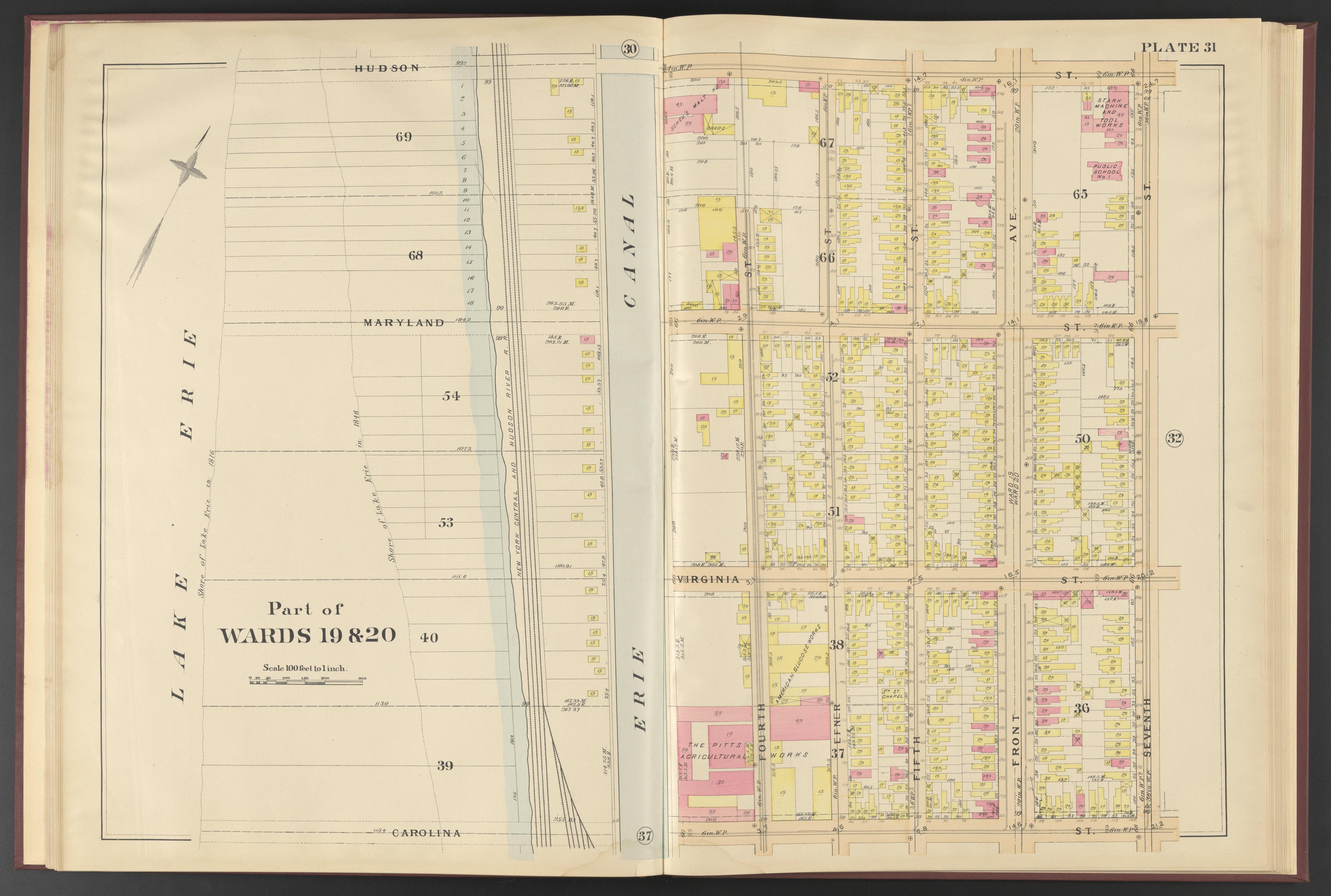 Image 9 of Atlas of the City of Buffalo, New York from Atlas of the City of Buffalo, New York 1894 by Relic Map Company