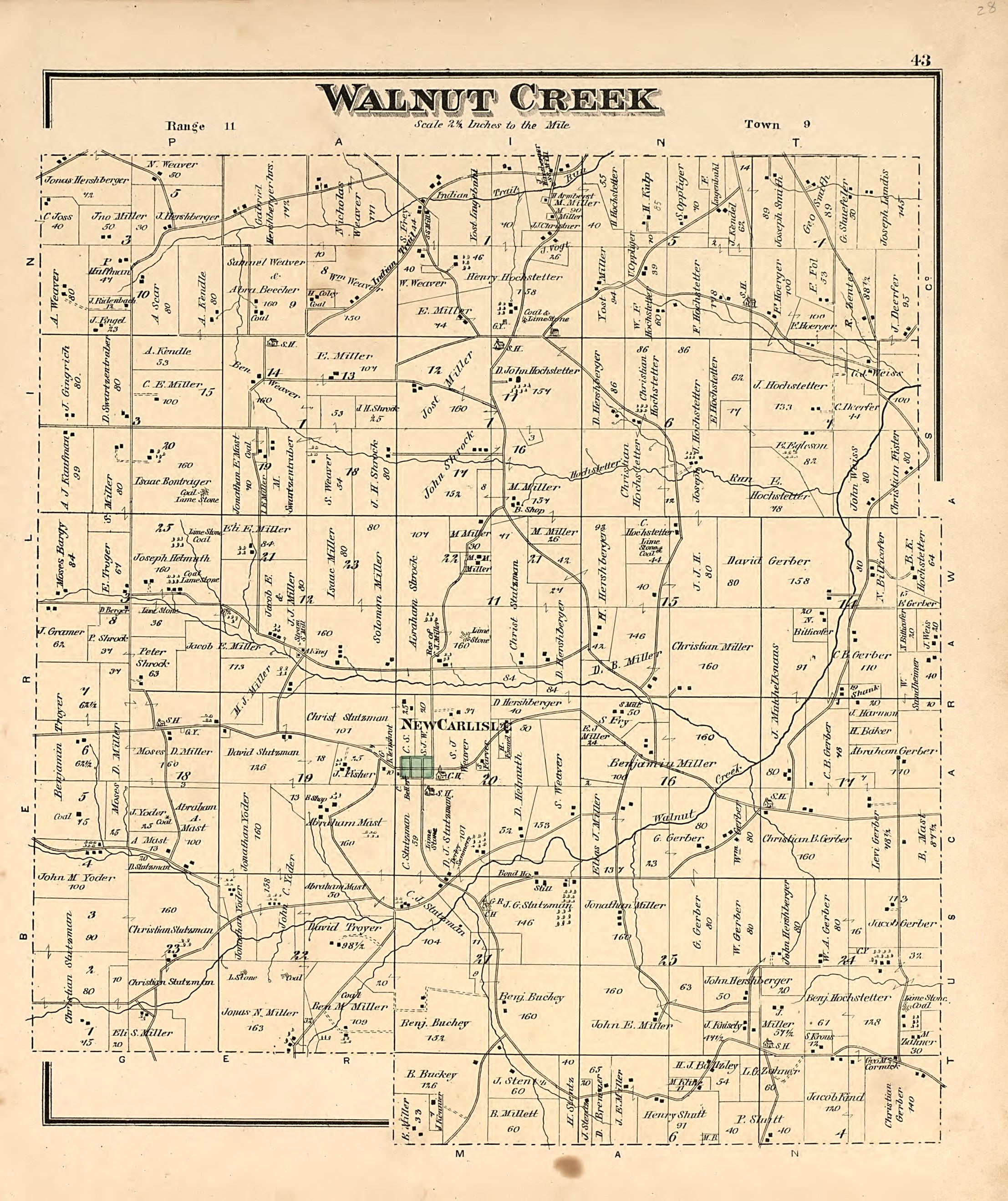 Walnut Creek from Caldwell&