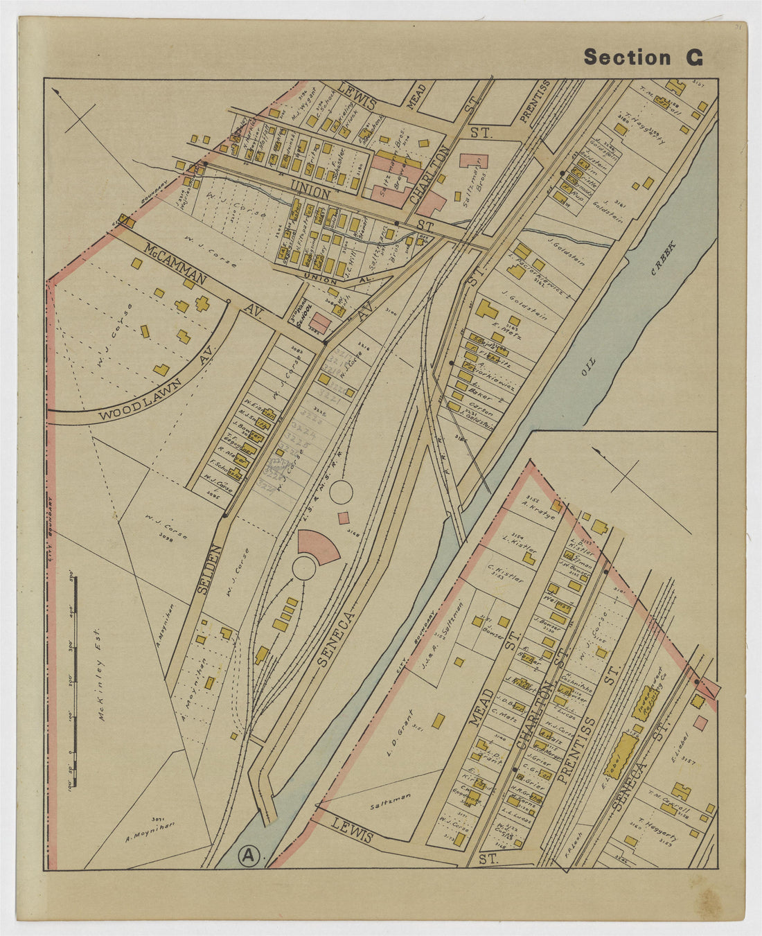 This old map of Howard County, Missouri, Oil City, Pennsylvania, was created by Beers, J. L.|Bord, C. J.|Hart, Chas. (Charles) in 1915