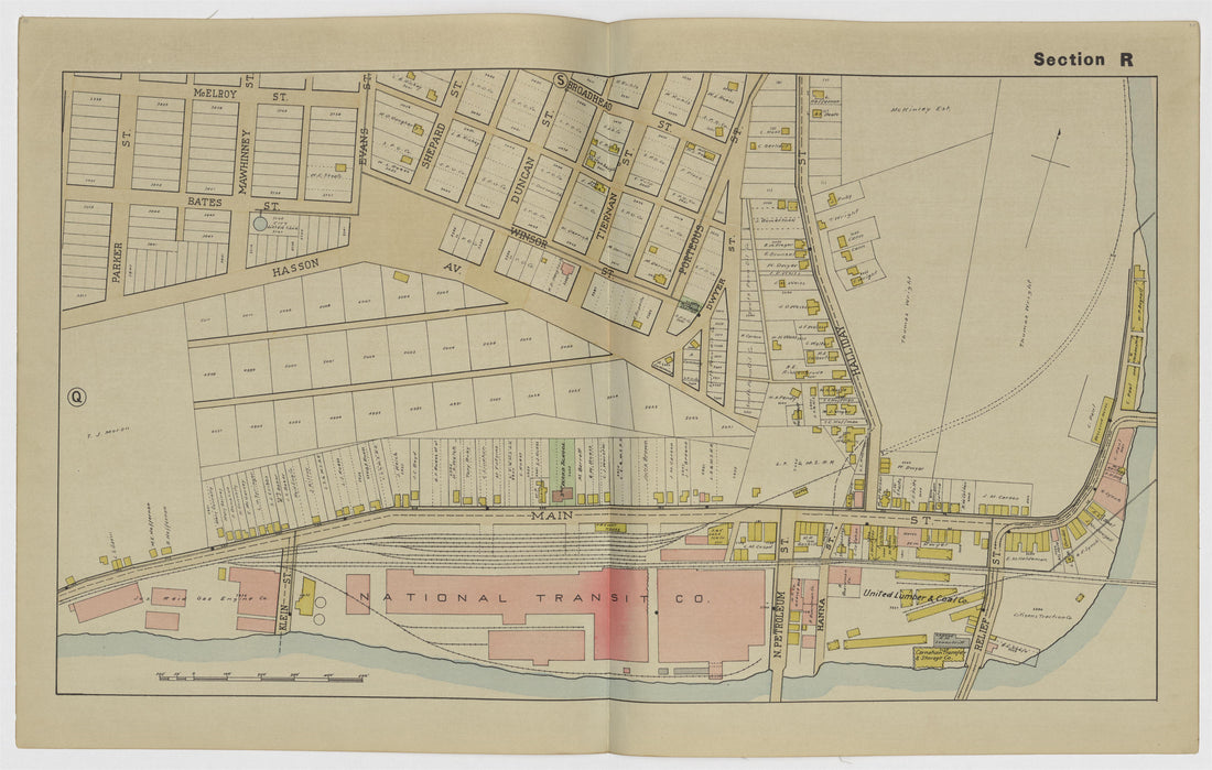 This old map of Howard County, Missouri, Oil City, Pennsylvania, was created by Beers, J. L.|Bord, C. J.|Hart, Chas. (Charles) in 1915