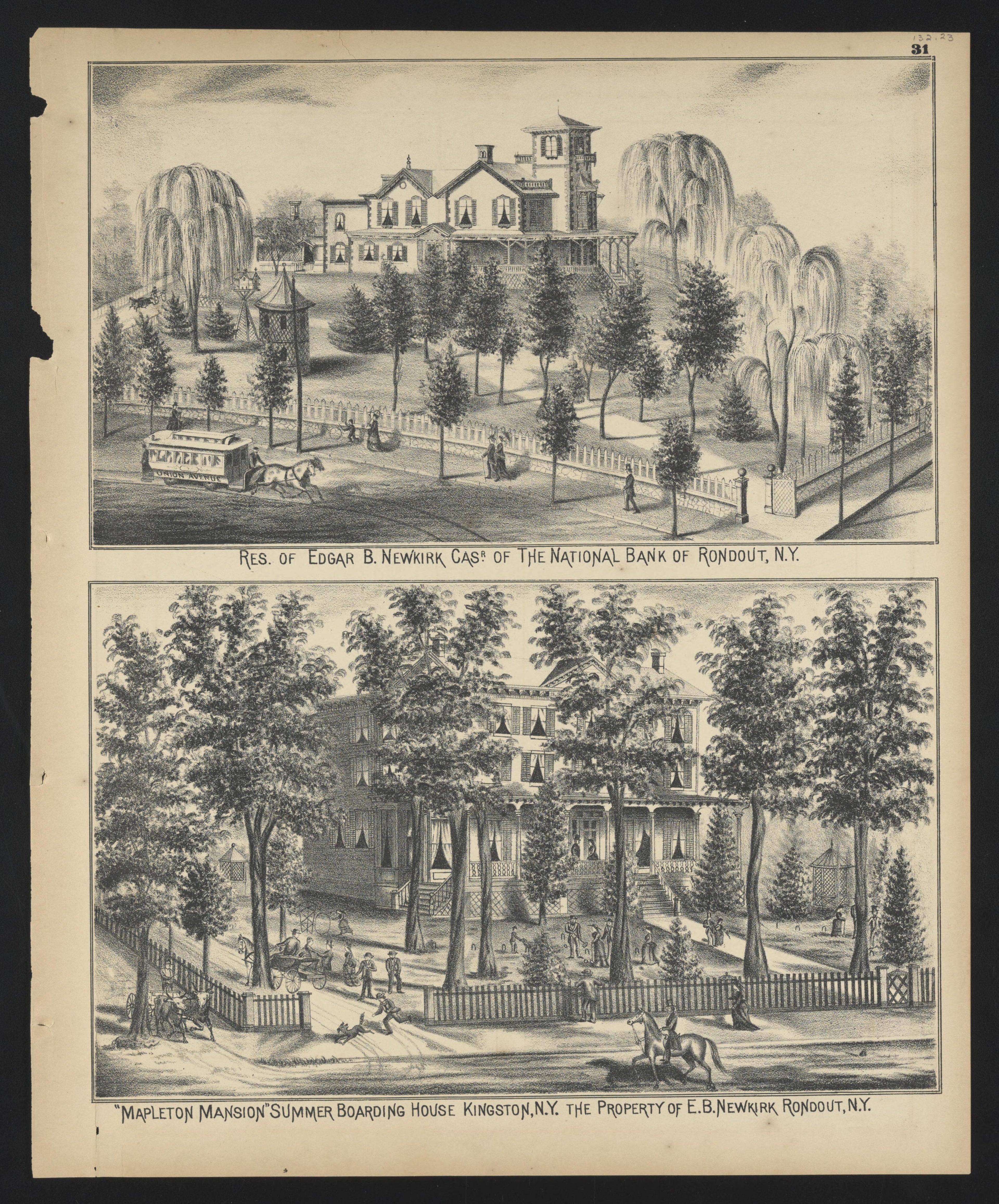 Image 22 of County Atlas of Ulster, New York from County Atlas of Ulster, New York : from Recent and Actual Surveys and Records 1875 by Relic Map Company