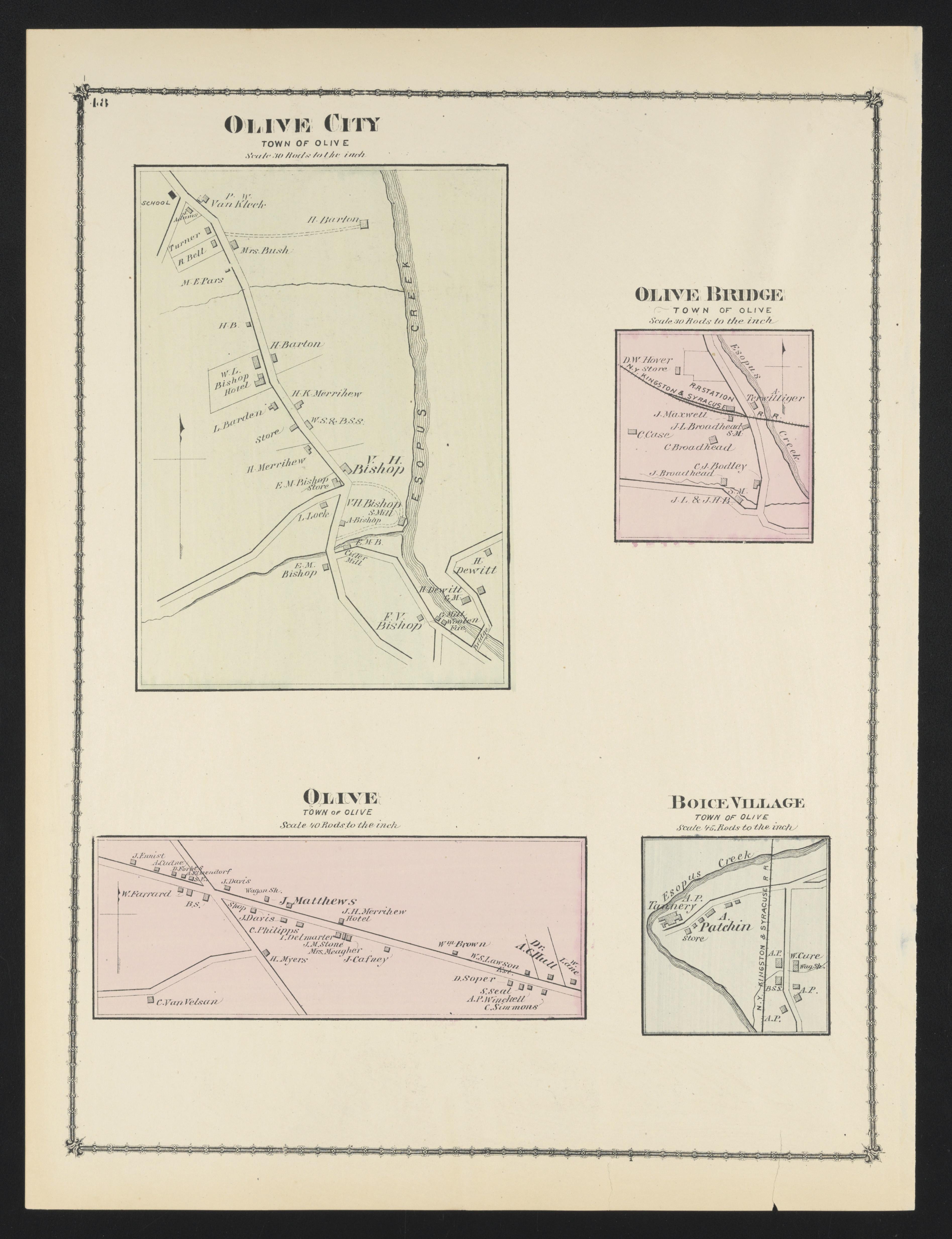 Image 33 of County Atlas of Ulster, New York from County Atlas of Ulster, New York : from Recent and Actual Surveys and Records 1875 by Relic Map Company