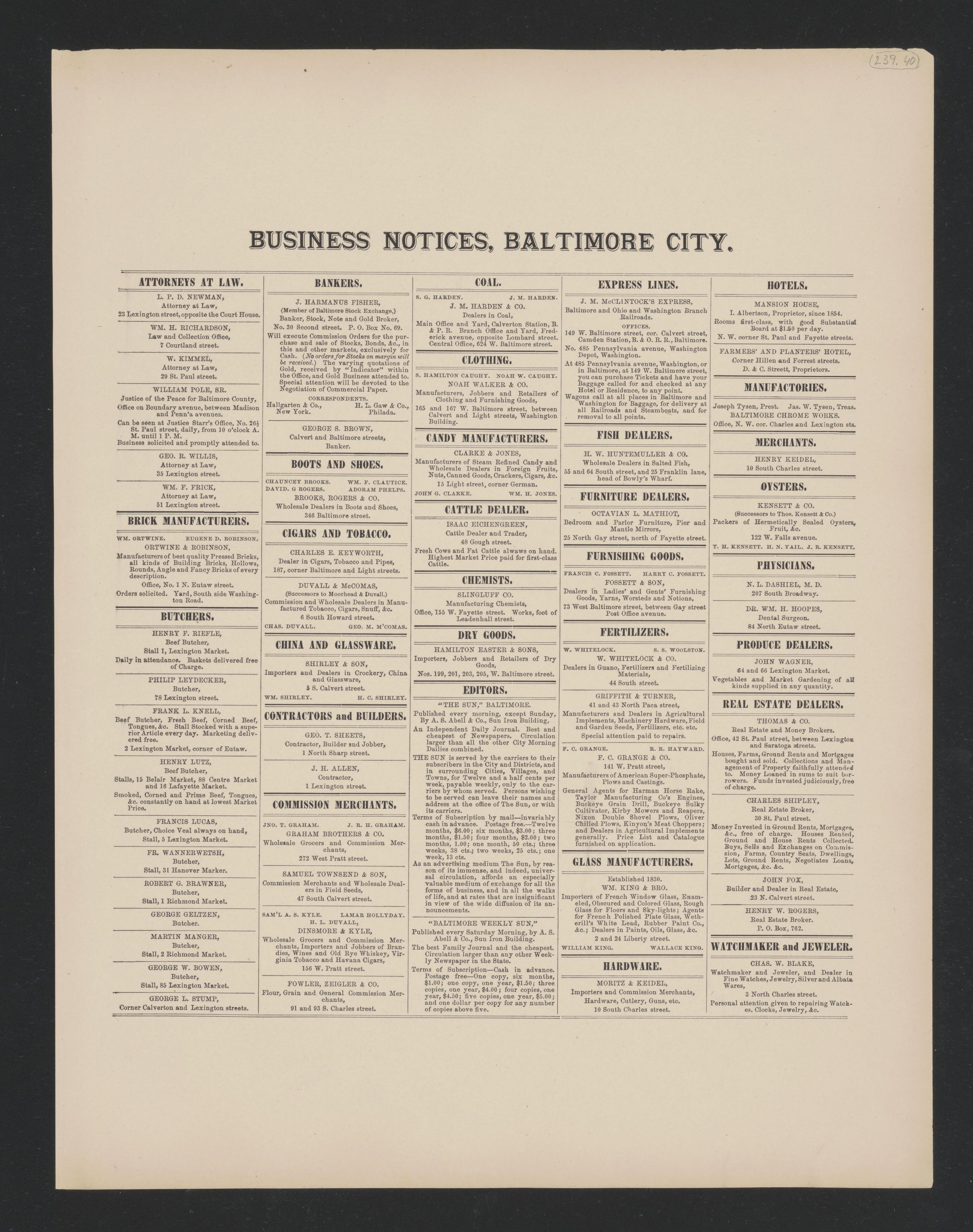Image 67 of Atlas of Baltimore County, Maryland from Atlas of Baltimore County, Maryland 1877 by Relic Map Company