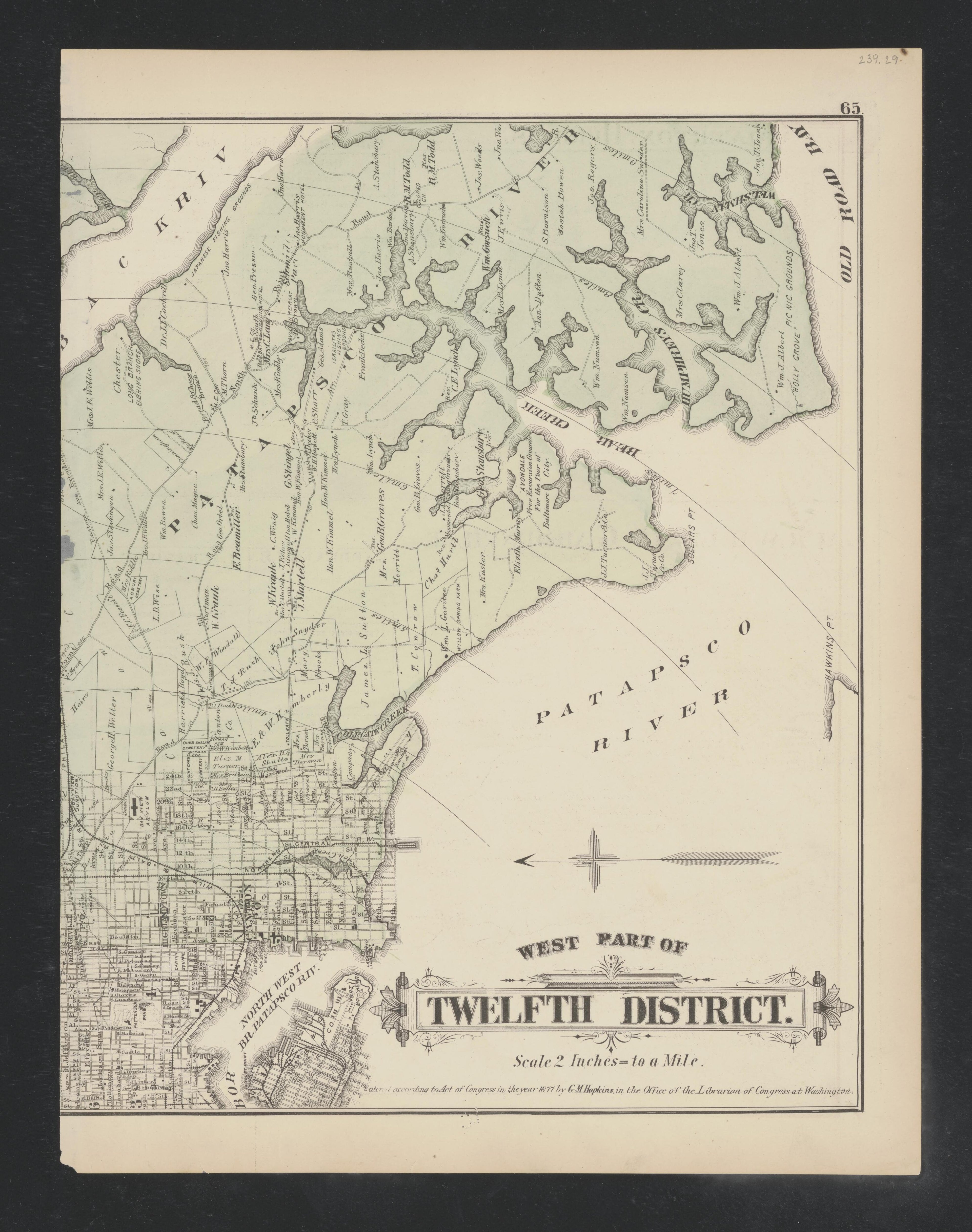 Image 53 of Atlas of Baltimore County, Maryland from Atlas of Baltimore County, Maryland 1877 by Relic Map Company