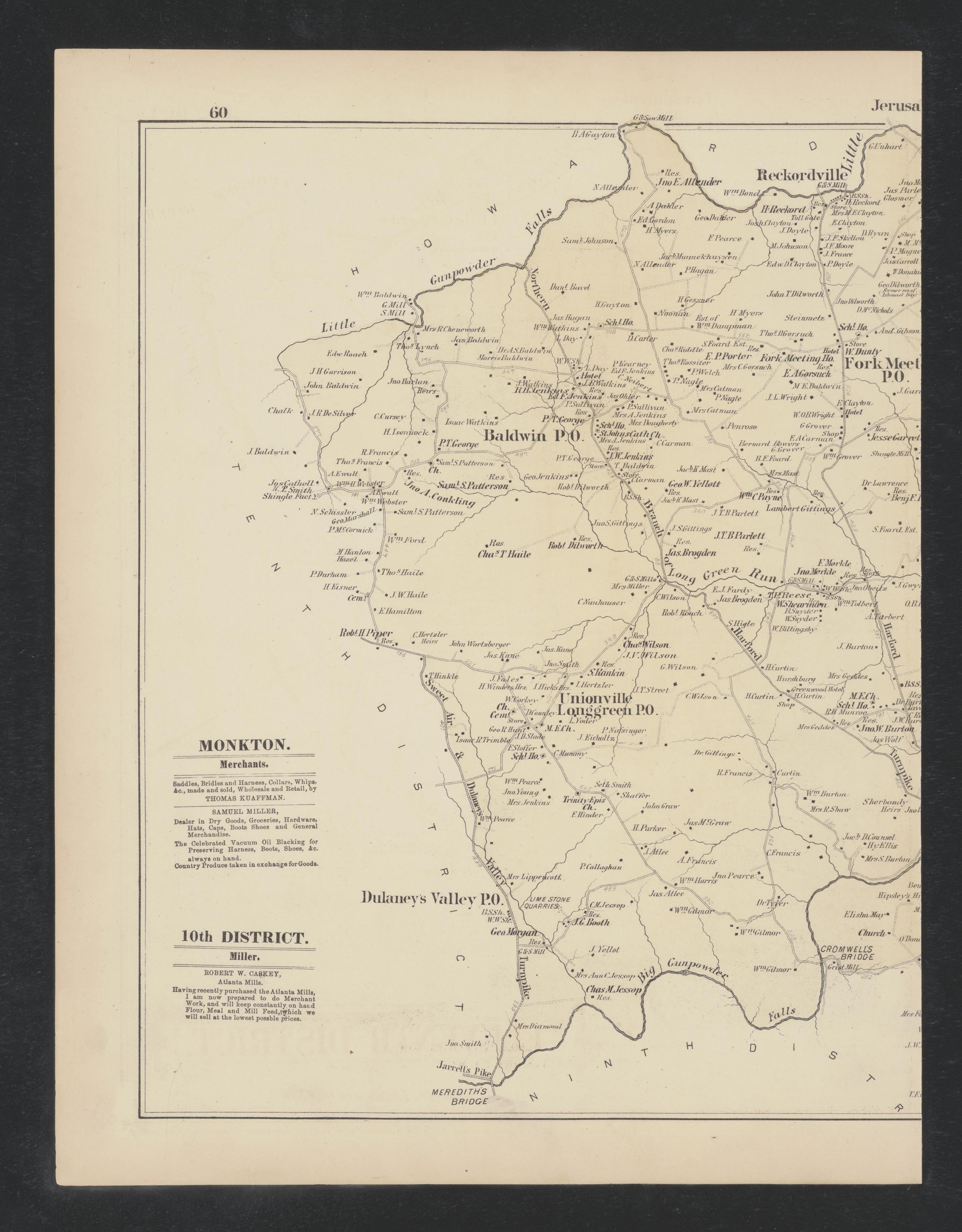 Image 48 of Atlas of Baltimore County, Maryland from Atlas of Baltimore County, Maryland 1877 by Relic Map Company