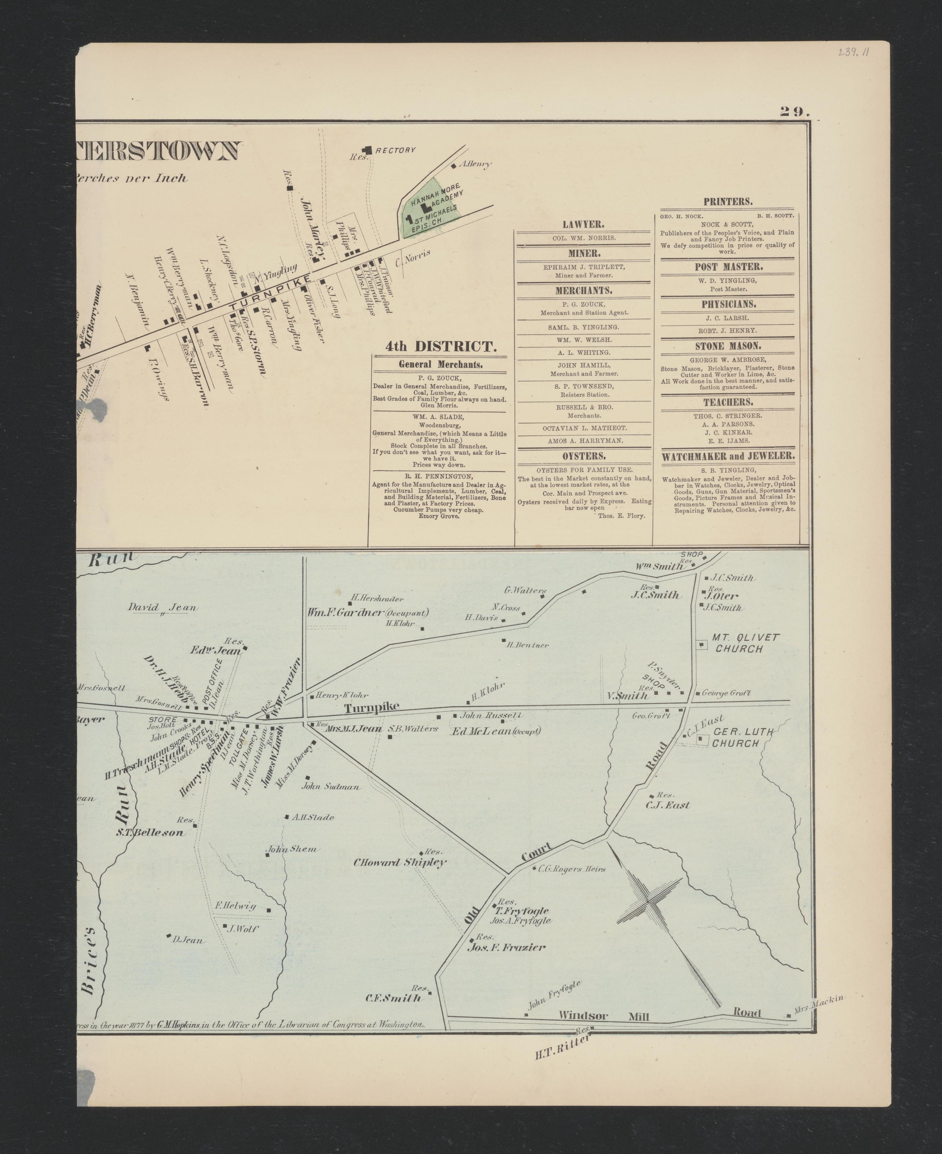 Image 18 of Atlas of Baltimore County, Maryland from Atlas of Baltimore County, Maryland 1877 by Relic Map Company