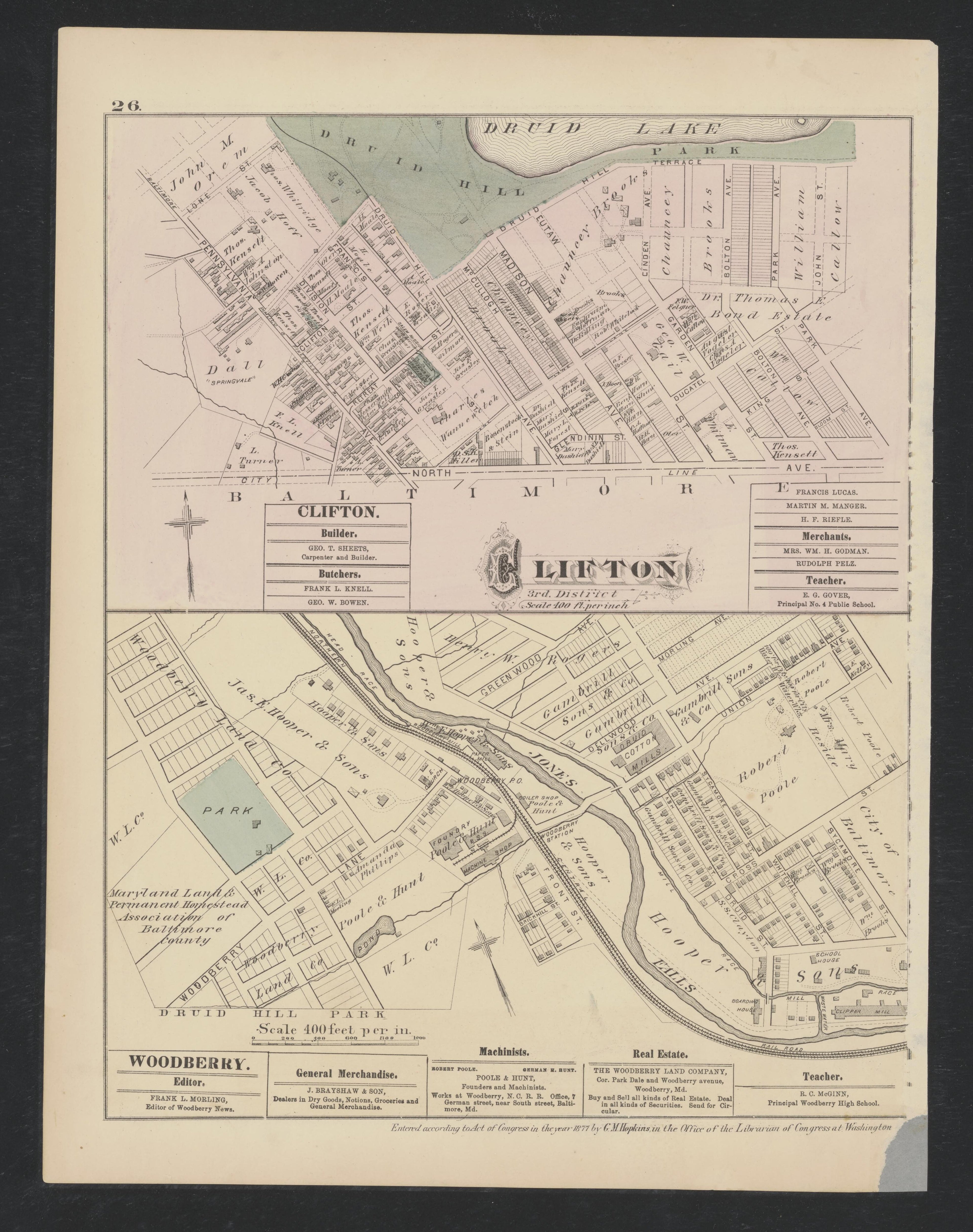 Image 16 of Atlas of Baltimore County, Maryland from Atlas of Baltimore County, Maryland 1877 by Relic Map Company