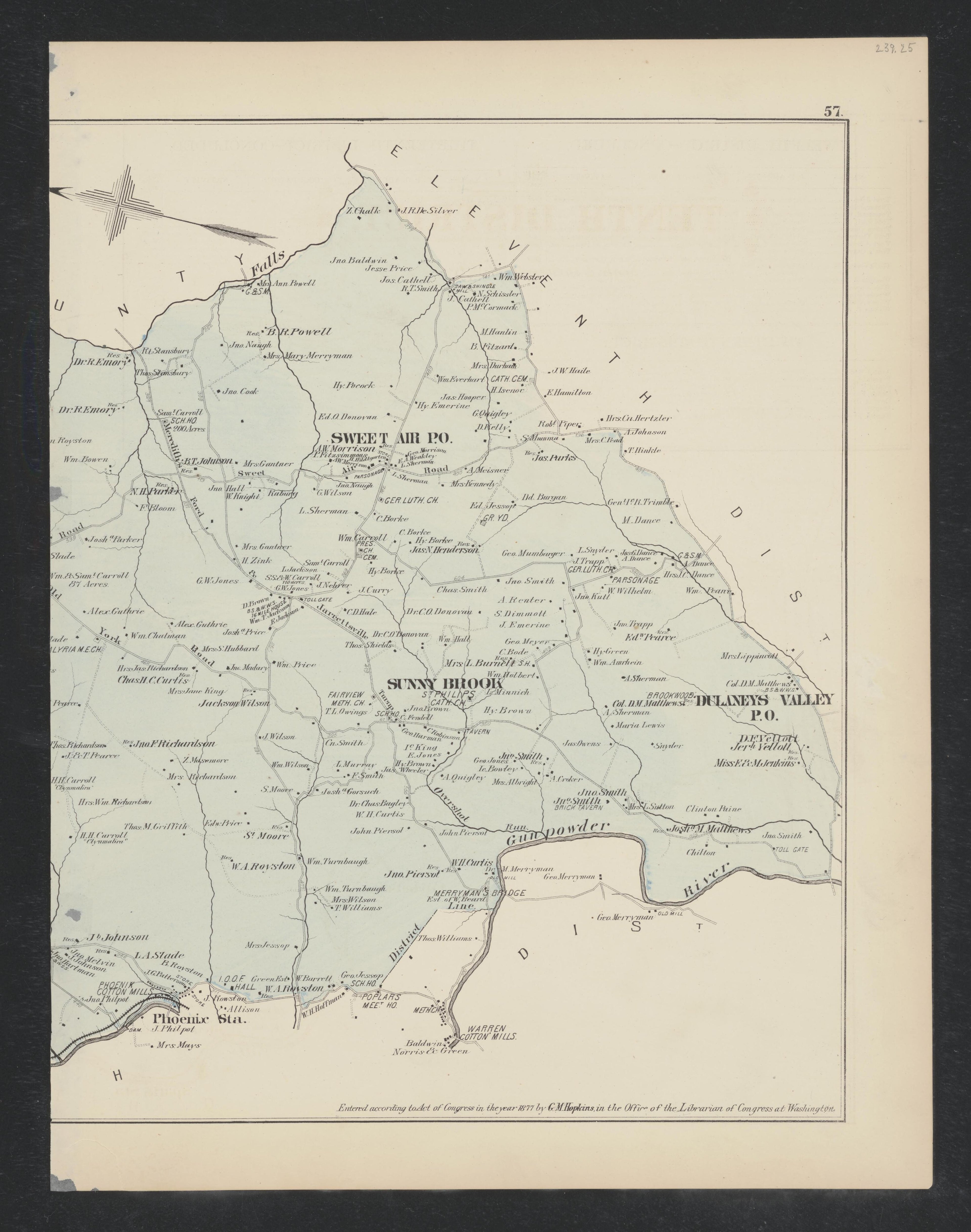Image 45 of Atlas of Baltimore County, Maryland from Atlas of Baltimore County, Maryland 1877 by Relic Map Company