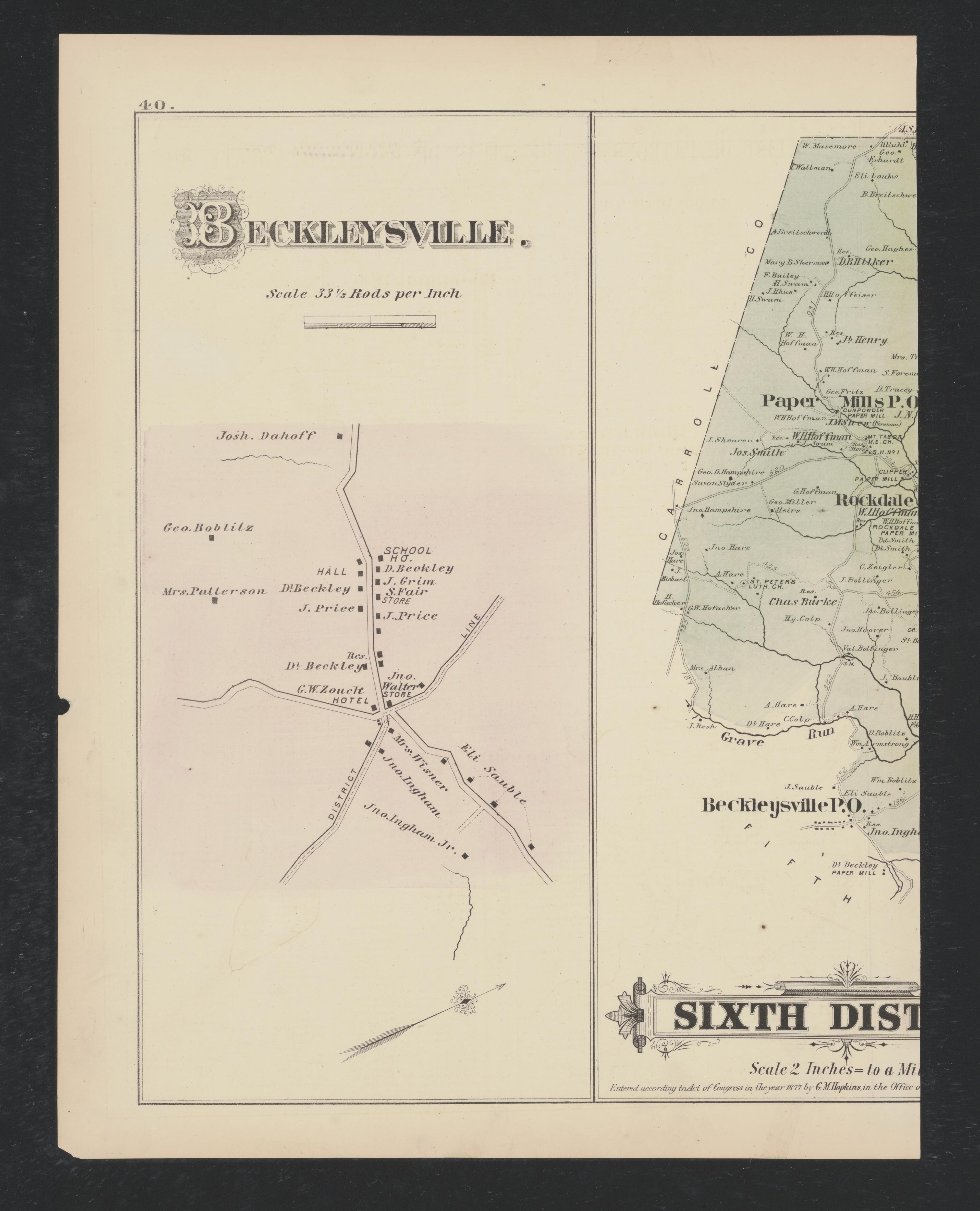 Image 28 of Atlas of Baltimore County, Maryland from Atlas of Baltimore County, Maryland 1877 by Relic Map Company