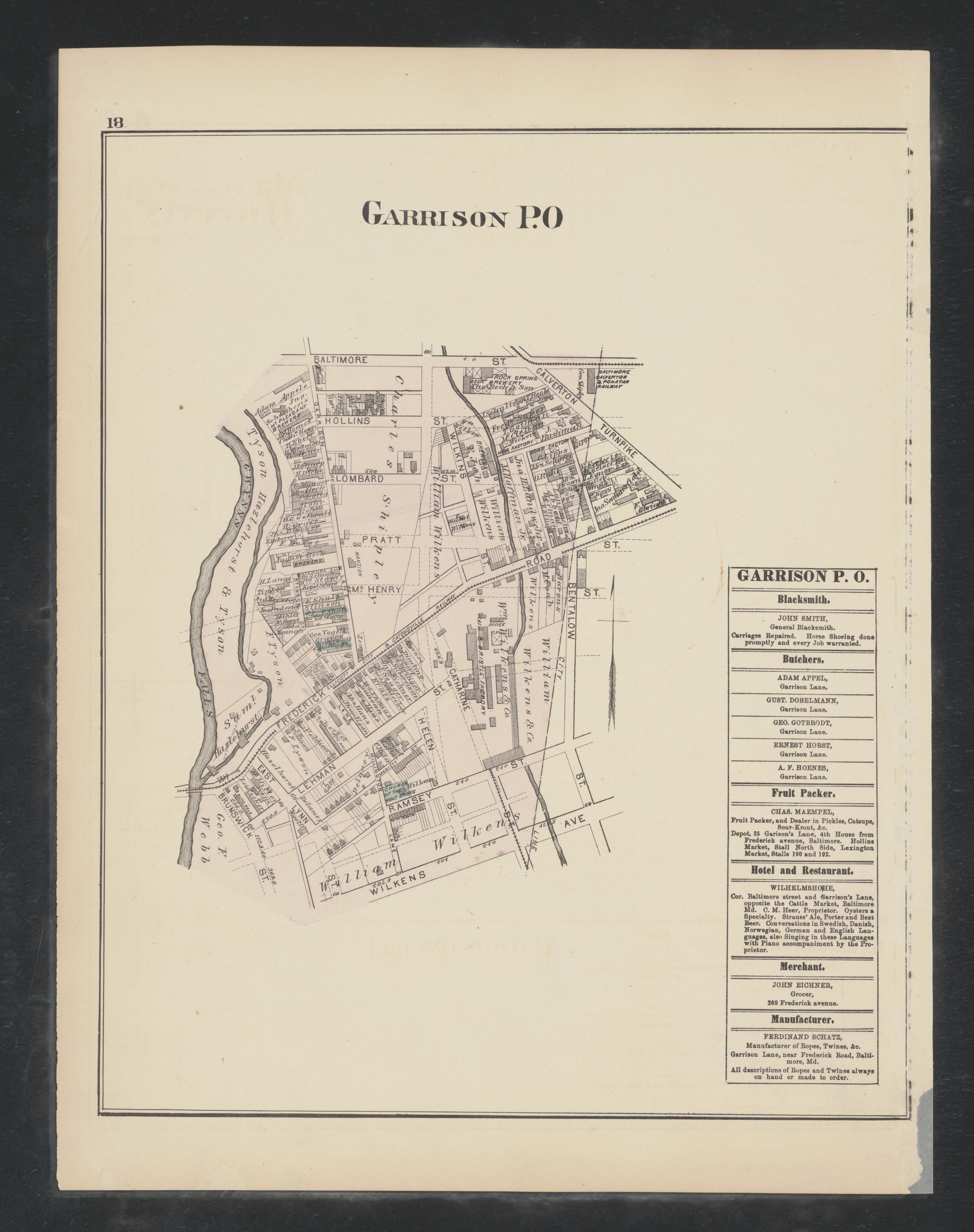 Image 8 of Atlas of Baltimore County, Maryland from Atlas of Baltimore County, Maryland 1877 by Relic Map Company