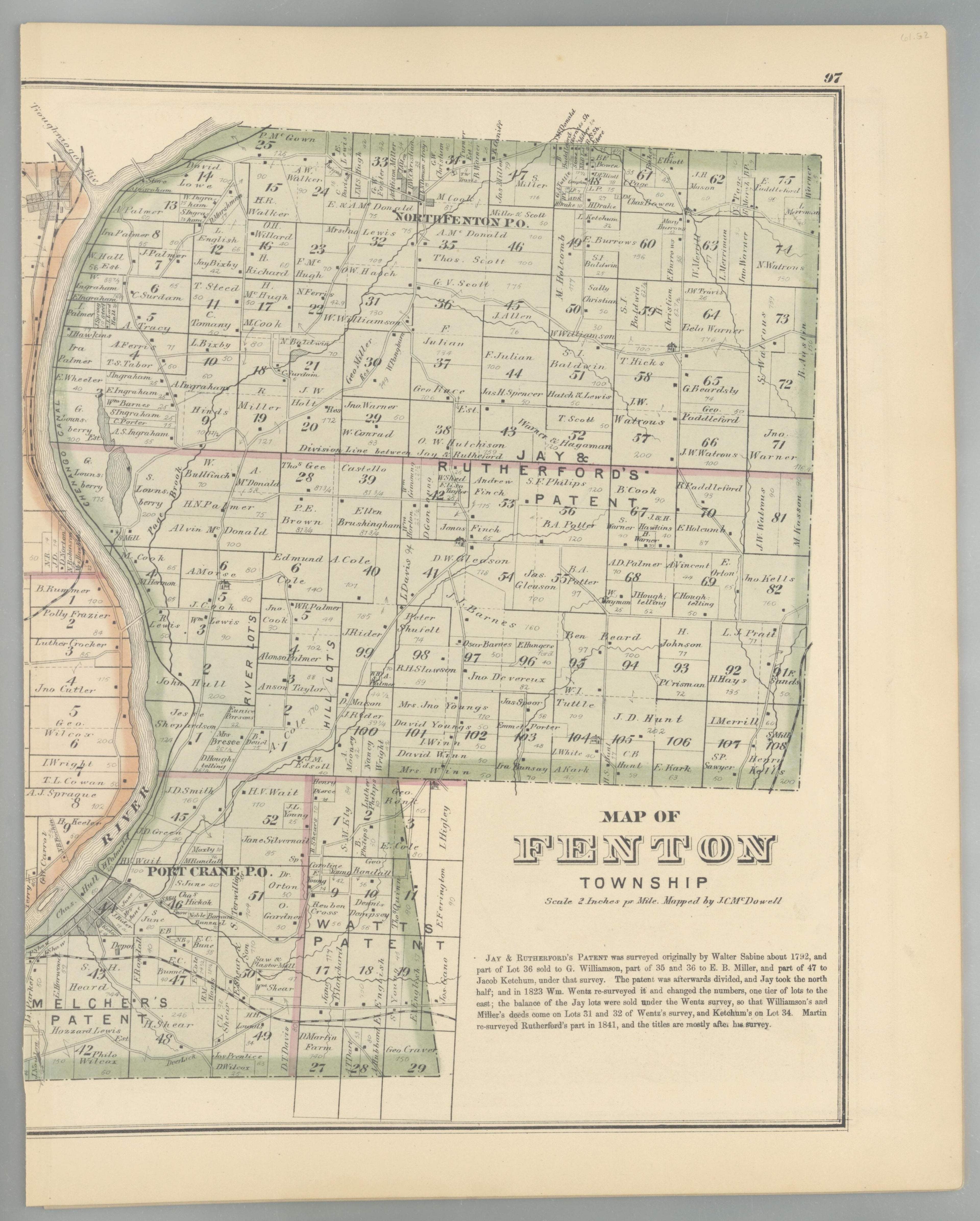 Image 94 of Combination Atlas Map of Broome County, New York from Combination Atlas Map of Broome County, New York 1876 by Relic Map Company