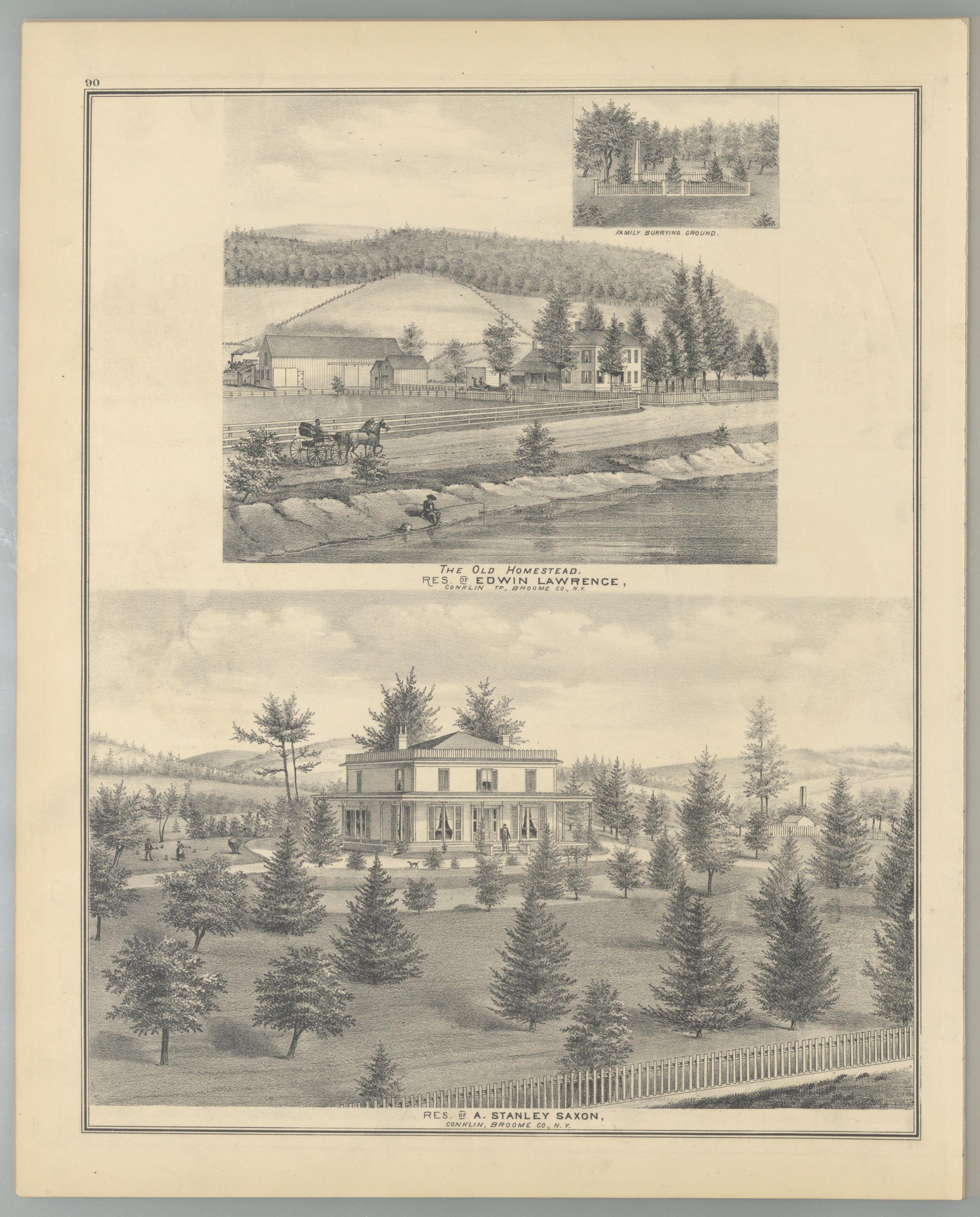 Image 87 of Combination Atlas Map of Broome County, New York from Combination Atlas Map of Broome County, New York 1876 by Relic Map Company