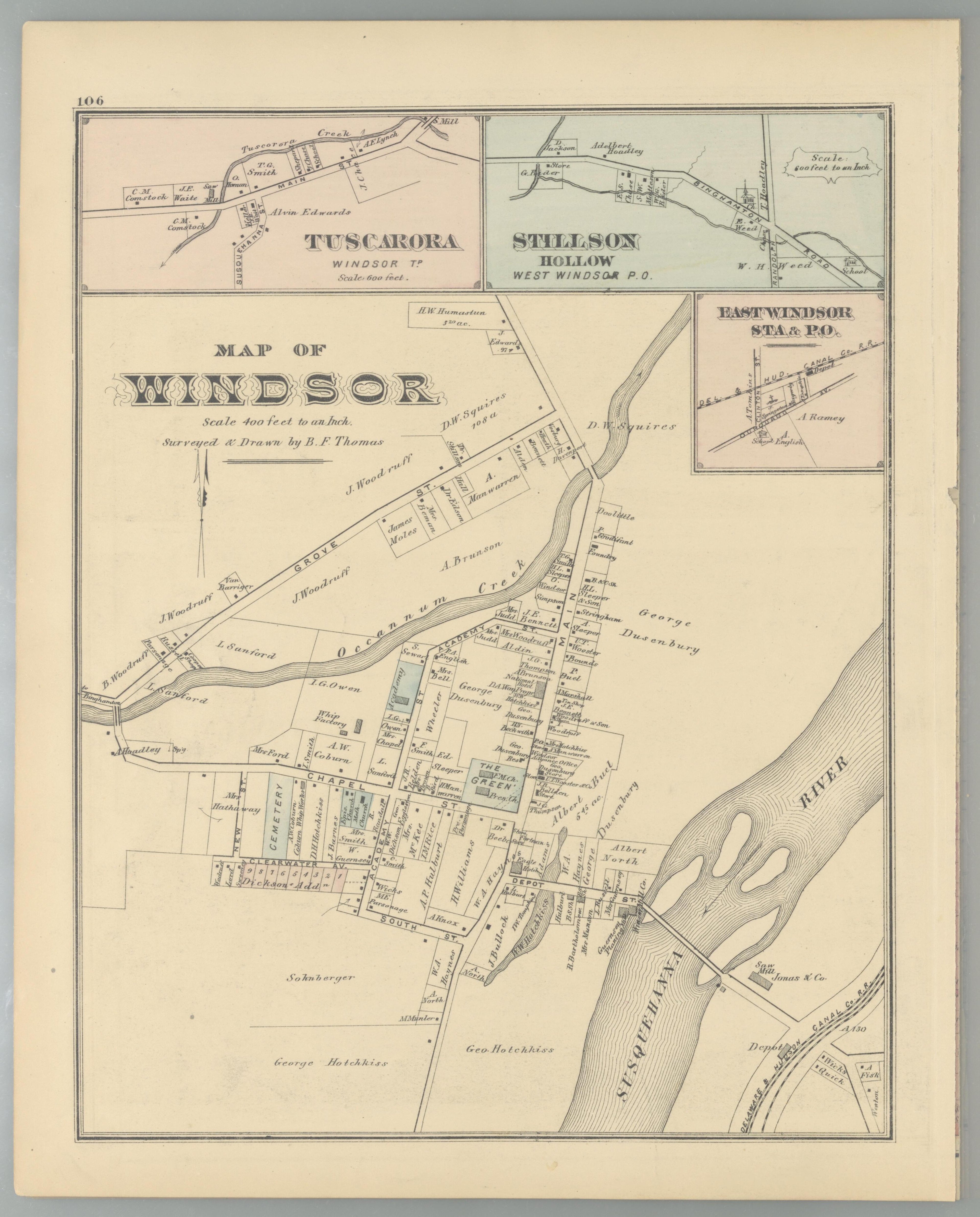 Image 103 of Combination Atlas Map of Broome County, New York from Combination Atlas Map of Broome County, New York 1876 by Relic Map Company