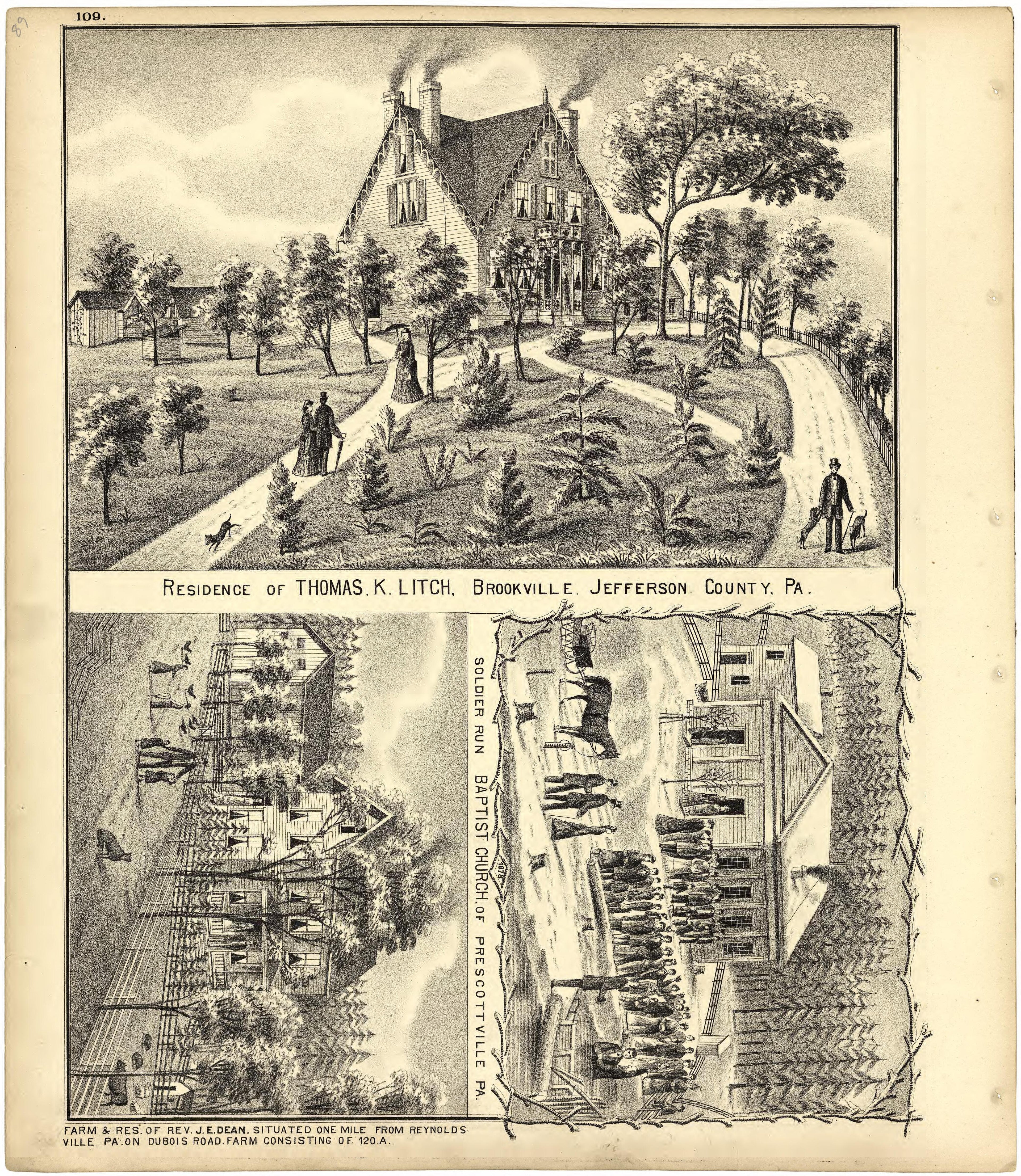 Illustrations of Residences from Caldwell&