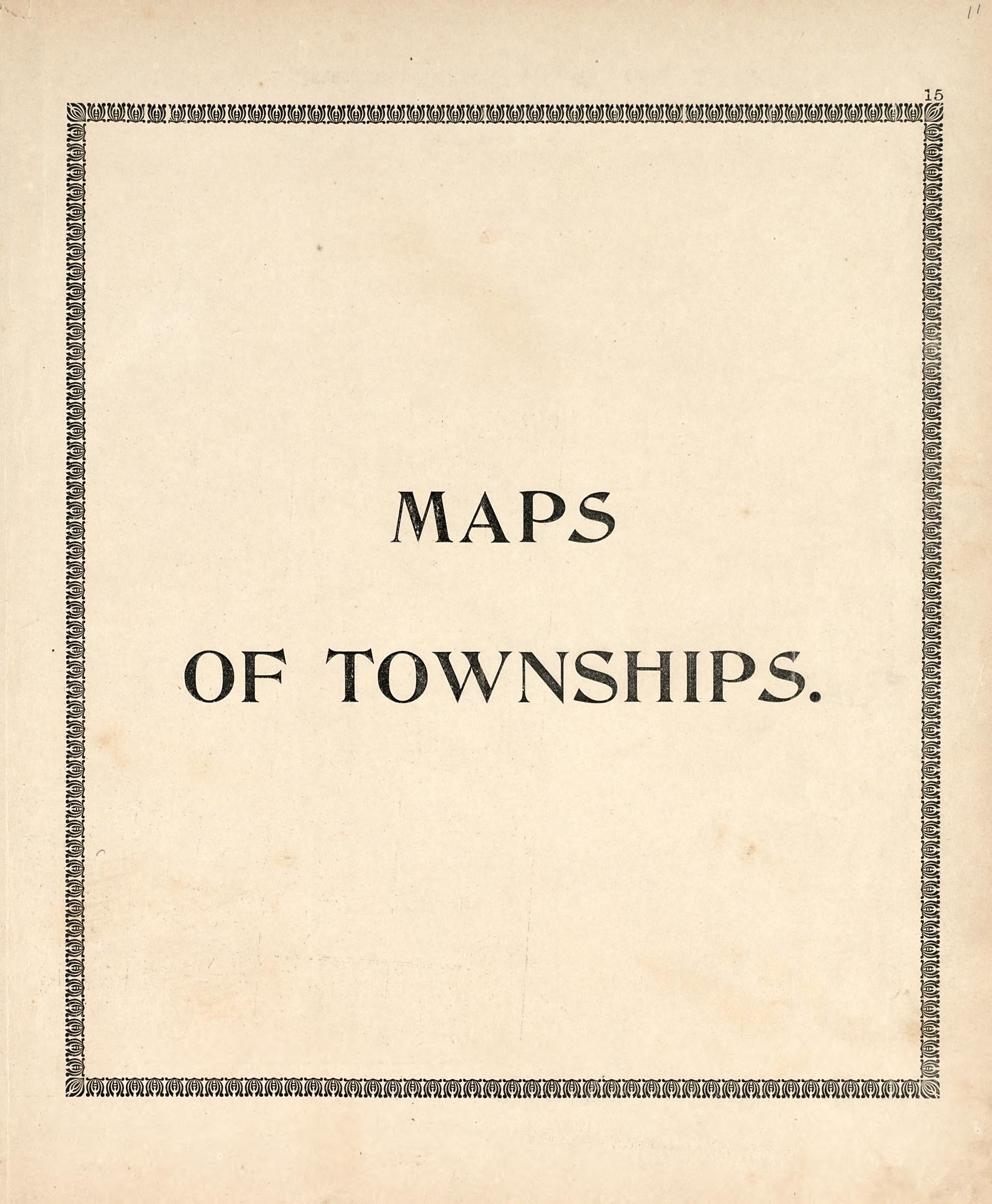 Maps of Townships from the Revised Montgomery County Atlas : Containing, Besides a Complete Atlas, Histories of the Townships and County and Treatises On Civil Government, Surveying and Civil Engineering 1898 by Relic Map Company