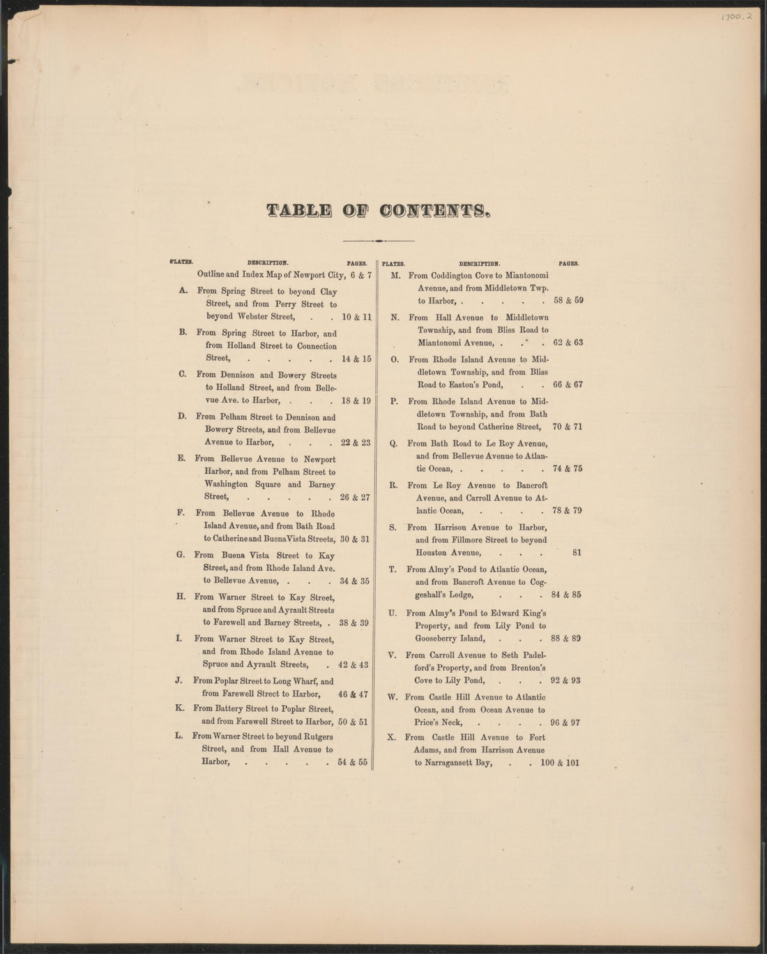 This old map of Newport, Rhode Island, was created by Hopkins, Griffith Morgan in 1876