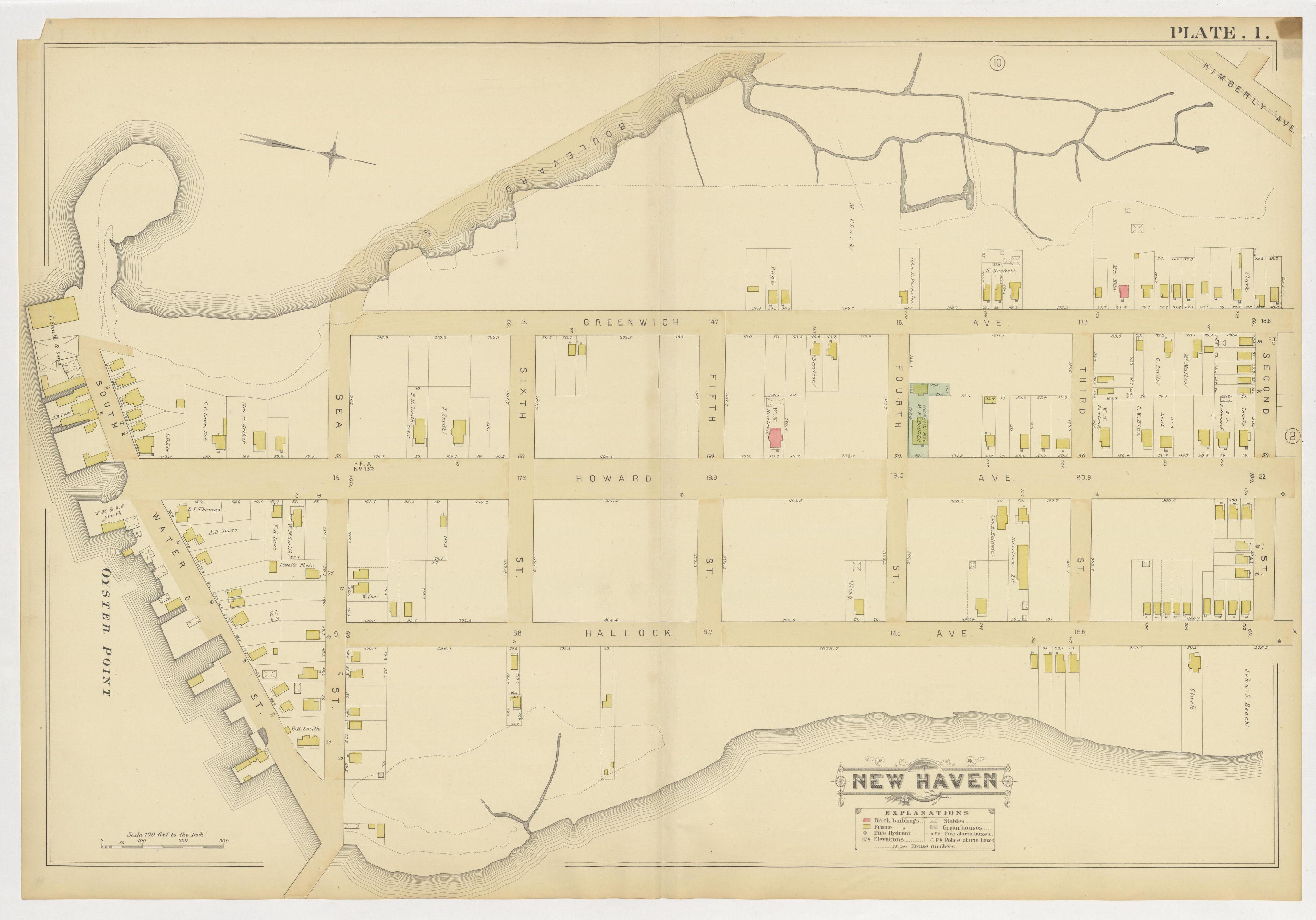 Image 5 of Atlas of City of New Haven, Connecticut... from Atlas of City of New Haven, Connecticut 1888 by Relic Map Company
