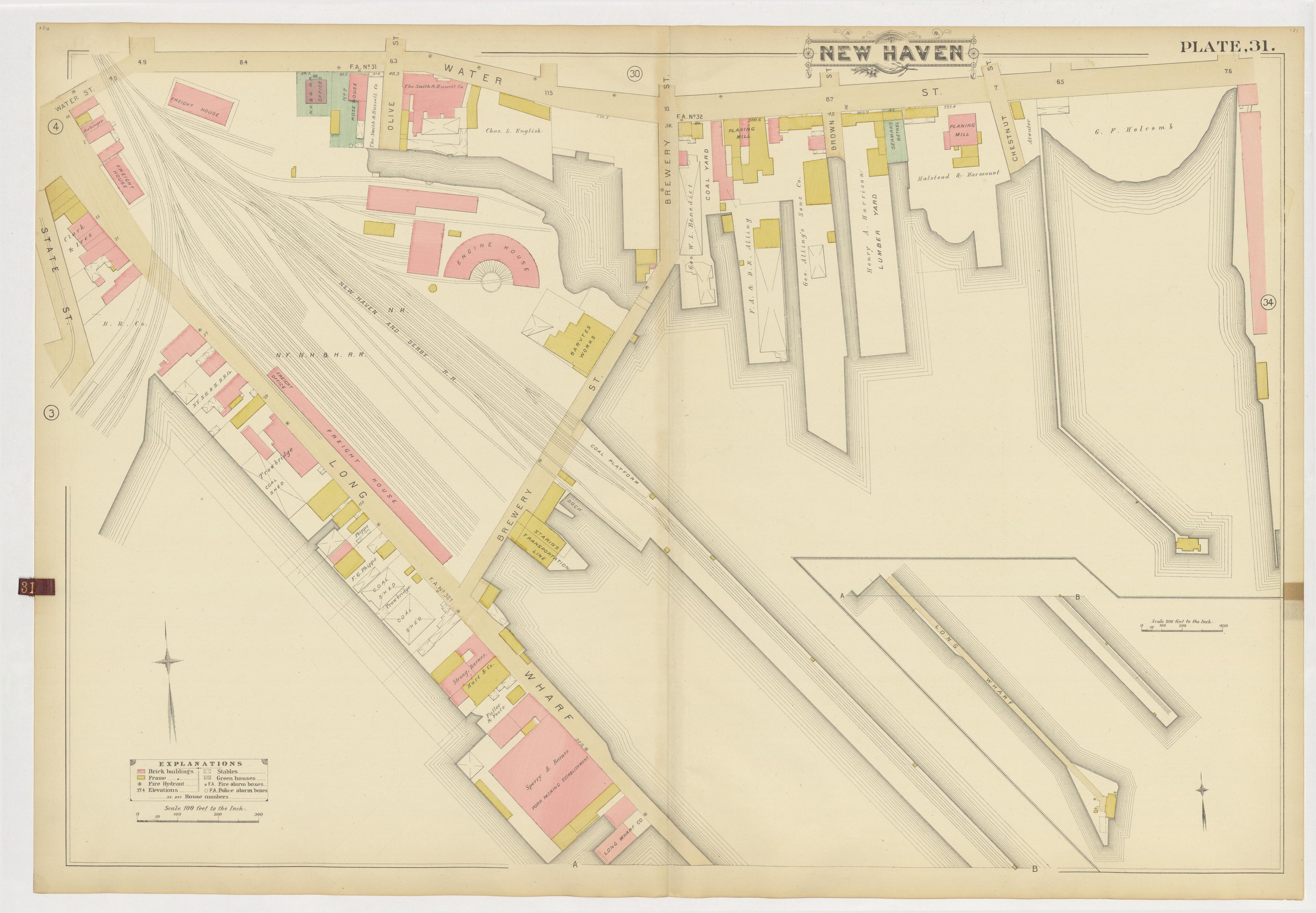 Image 35 of Atlas of City of New Haven, Connecticut... from Atlas of City of New Haven, Connecticut 1888 by Relic Map Company