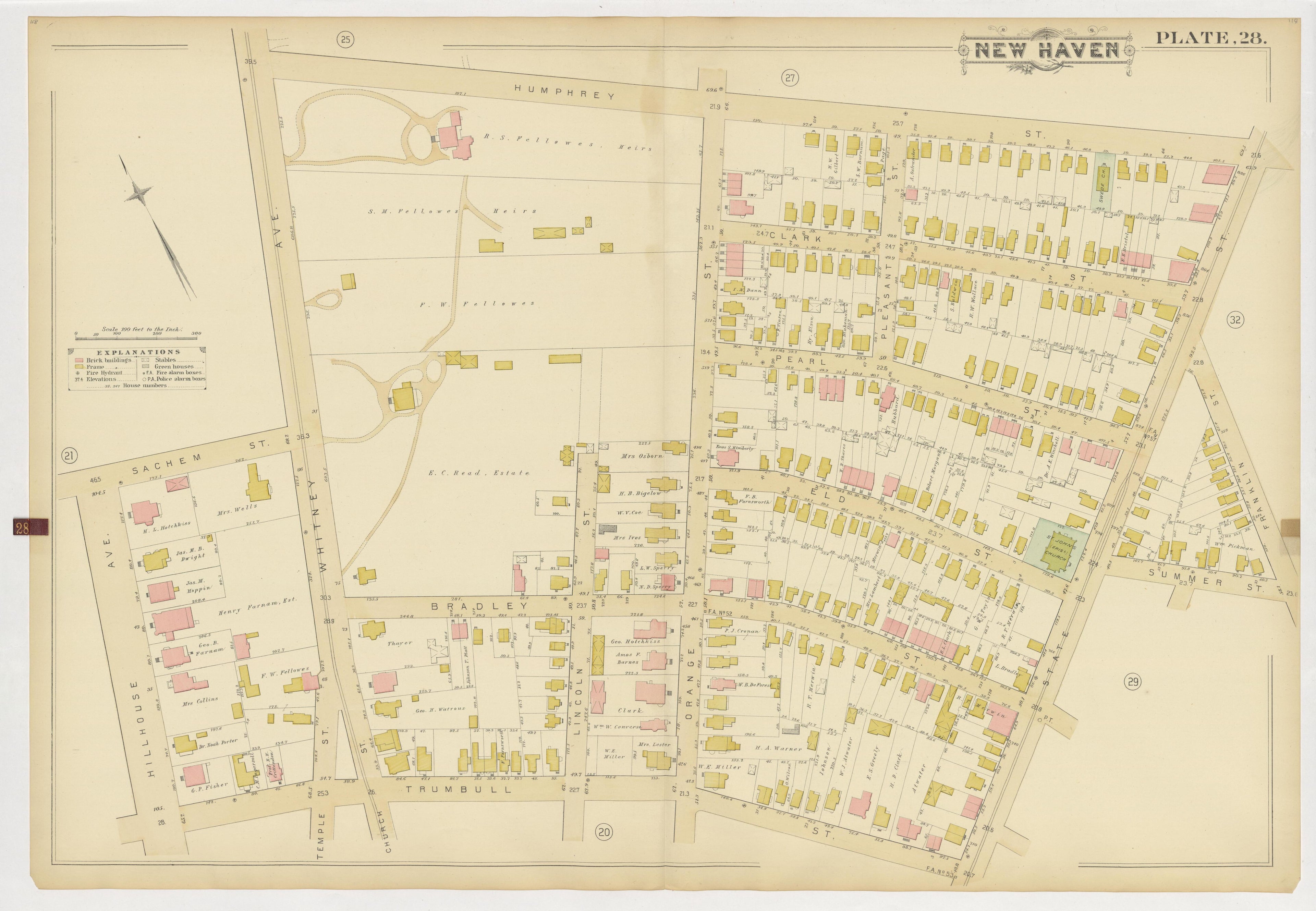 Image 32 of Atlas of City of New Haven, Connecticut... from Atlas of City of New Haven, Connecticut 1888 by Relic Map Company