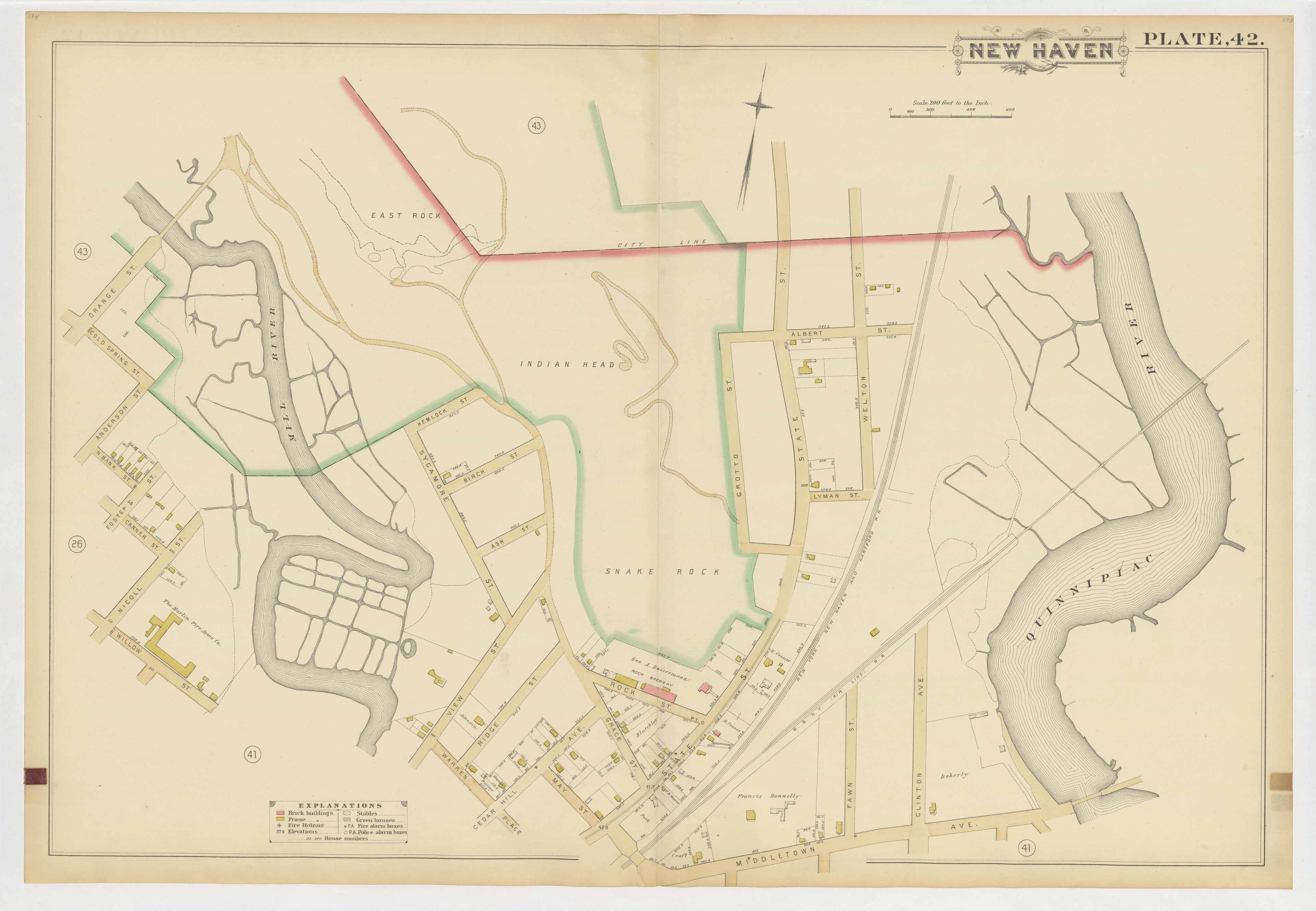 Image 46 of Atlas of City of New Haven, Connecticut... from Atlas of City of New Haven, Connecticut 1888 by Relic Map Company