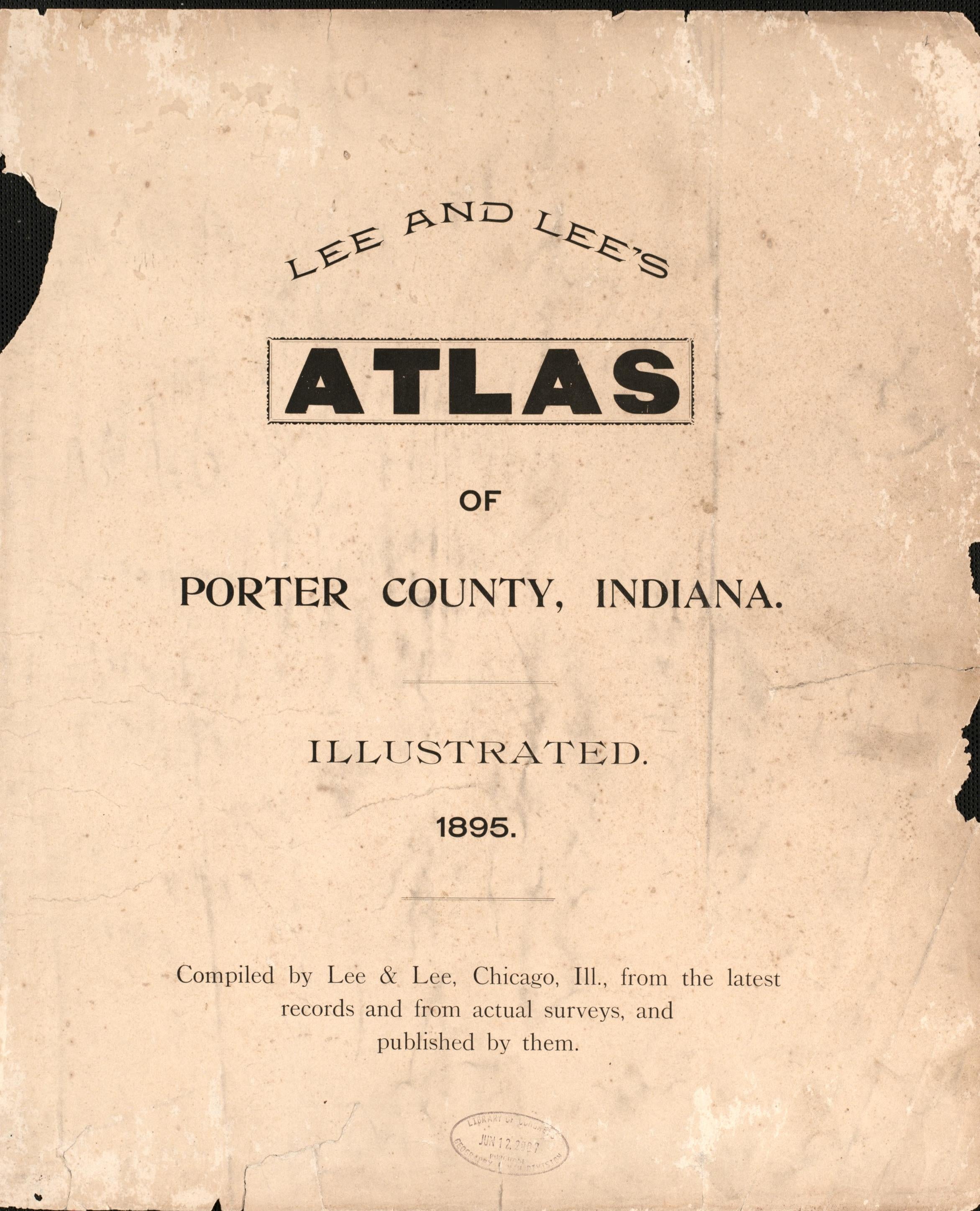 Title Sheet from Lee and Lee&