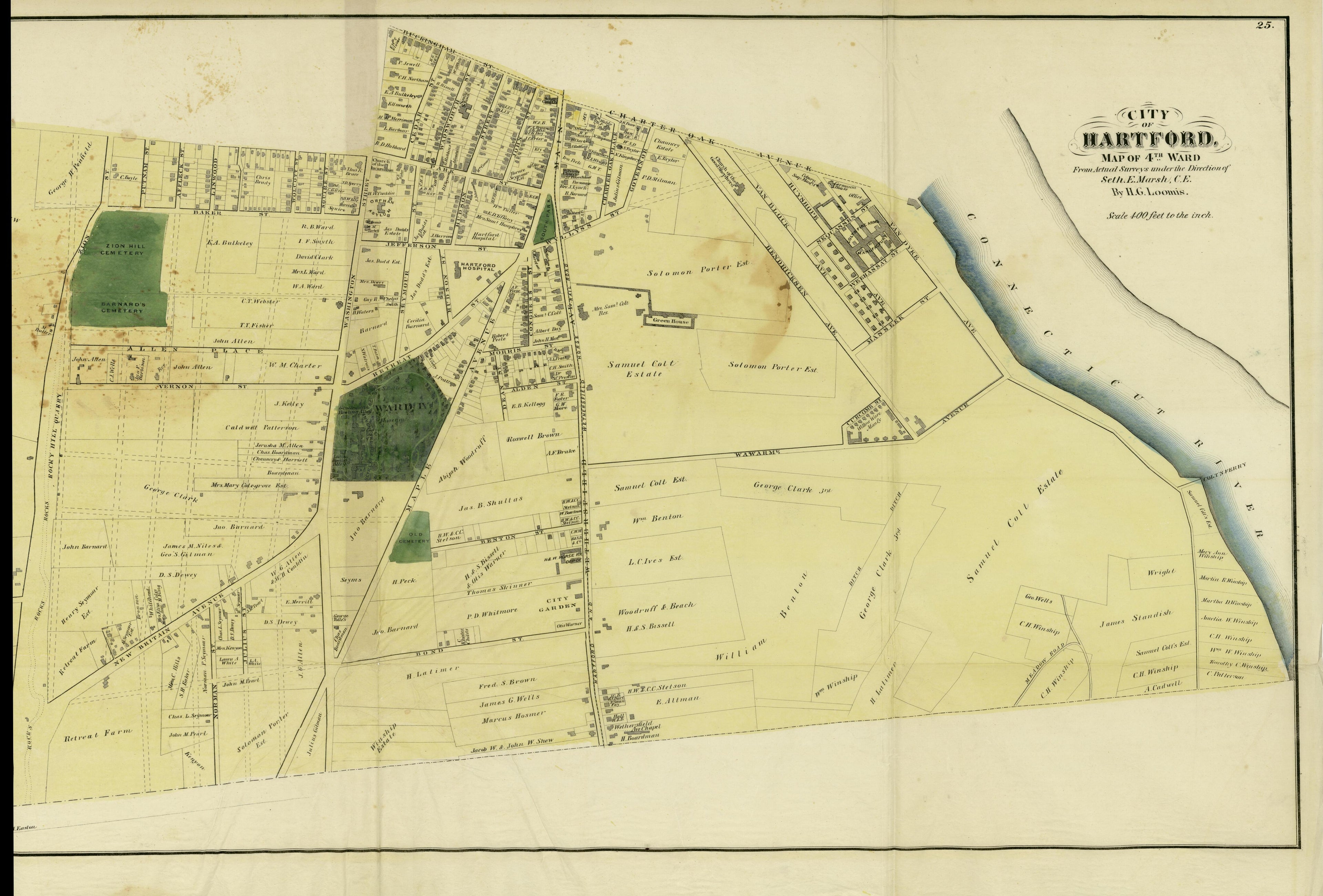 Image 34 of Atlas of Hartford and Tolland Counties : With a Map of Connecticut, from Actual Surveys from Atlas of Hartford and Tolland Counties : With a Map of Connecticut, from Actual Surveys 1869 by Relic Map Company