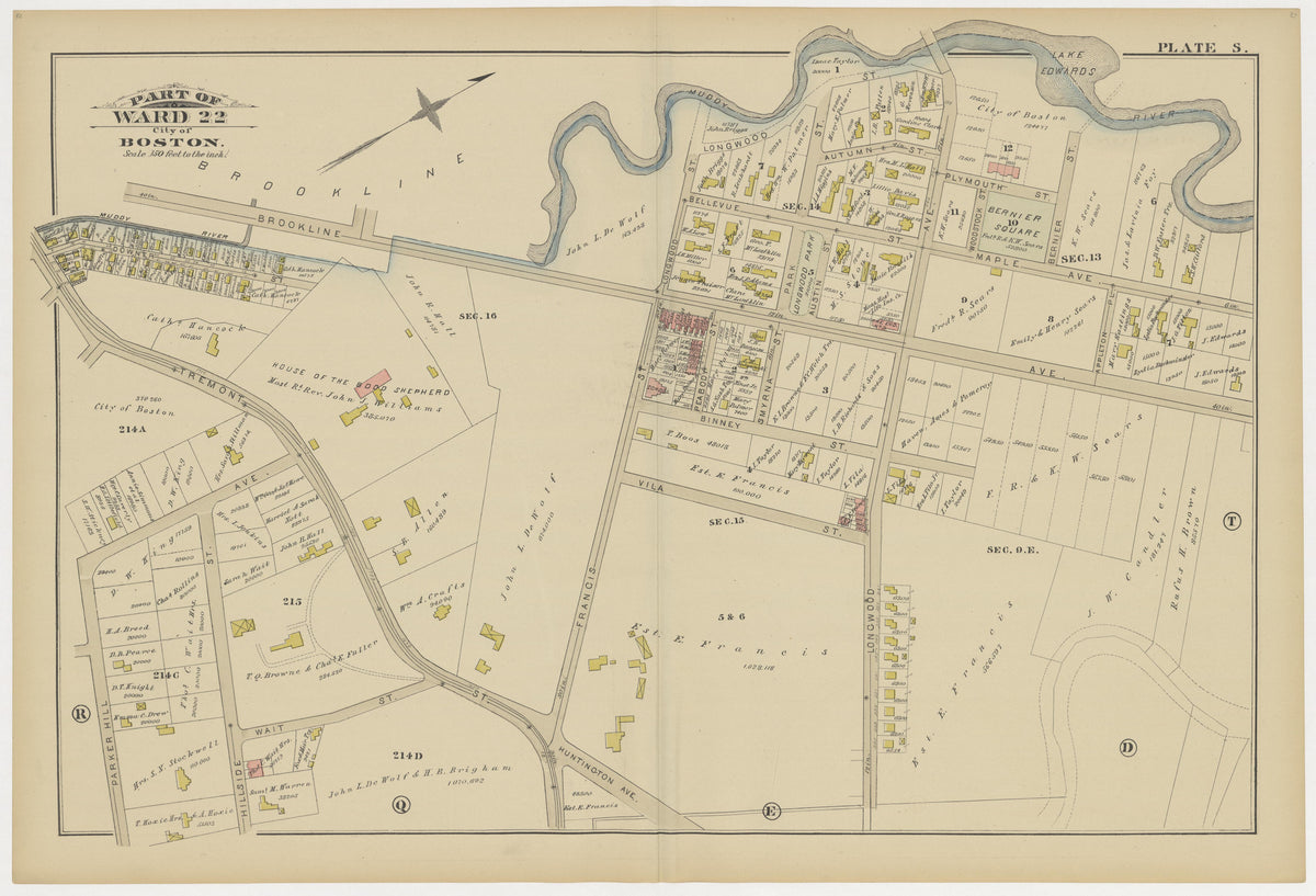 Image 22 of Atlas of the City of Boston ... from Atlas of the City of Boston 1883 by Relic Map Company