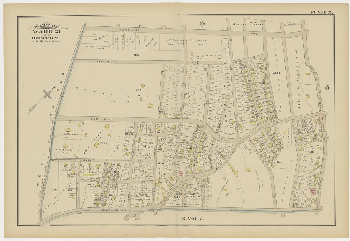 Image 17 of Atlas of the City of Boston ... from Atlas of the City of Boston 1883 by Relic Map Company