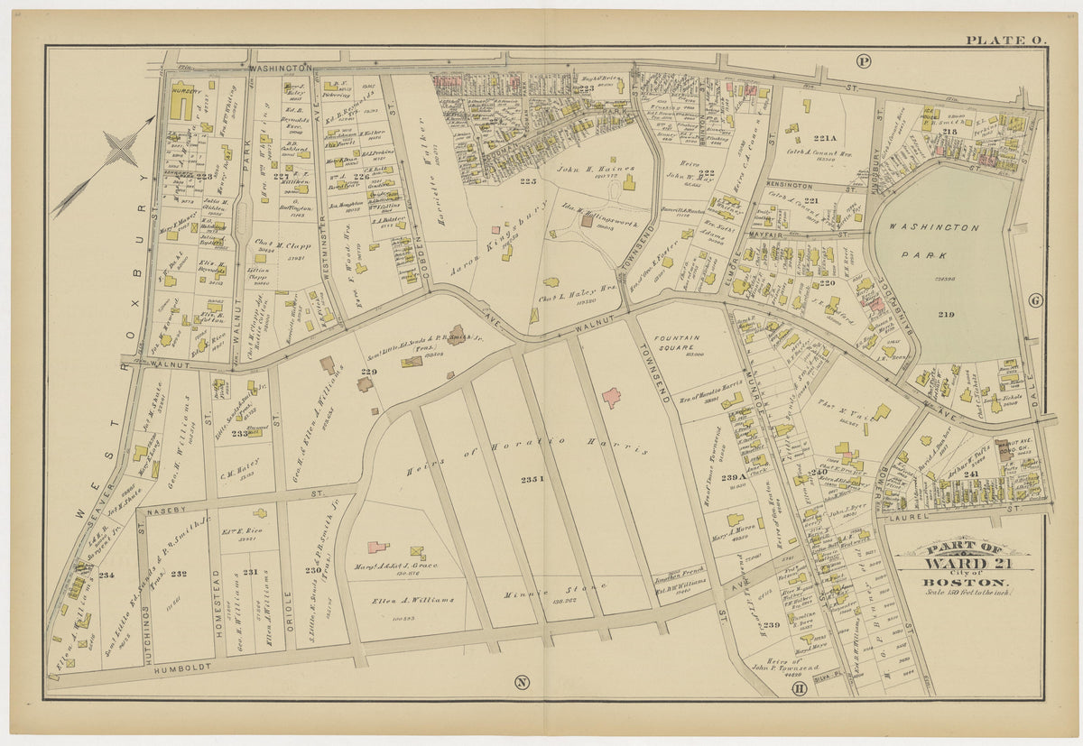 Image 18 of Atlas of the City of Boston ... from Atlas of the City of Boston 1883 by Relic Map Company