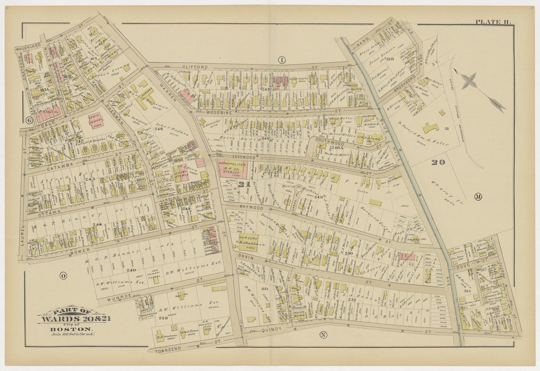 This old map of Boston, Brighton, Charlestown, Dorchester, Massachusetts, Roxbury, , West Roxbury was created by G.W. Bromley & Co in 1883