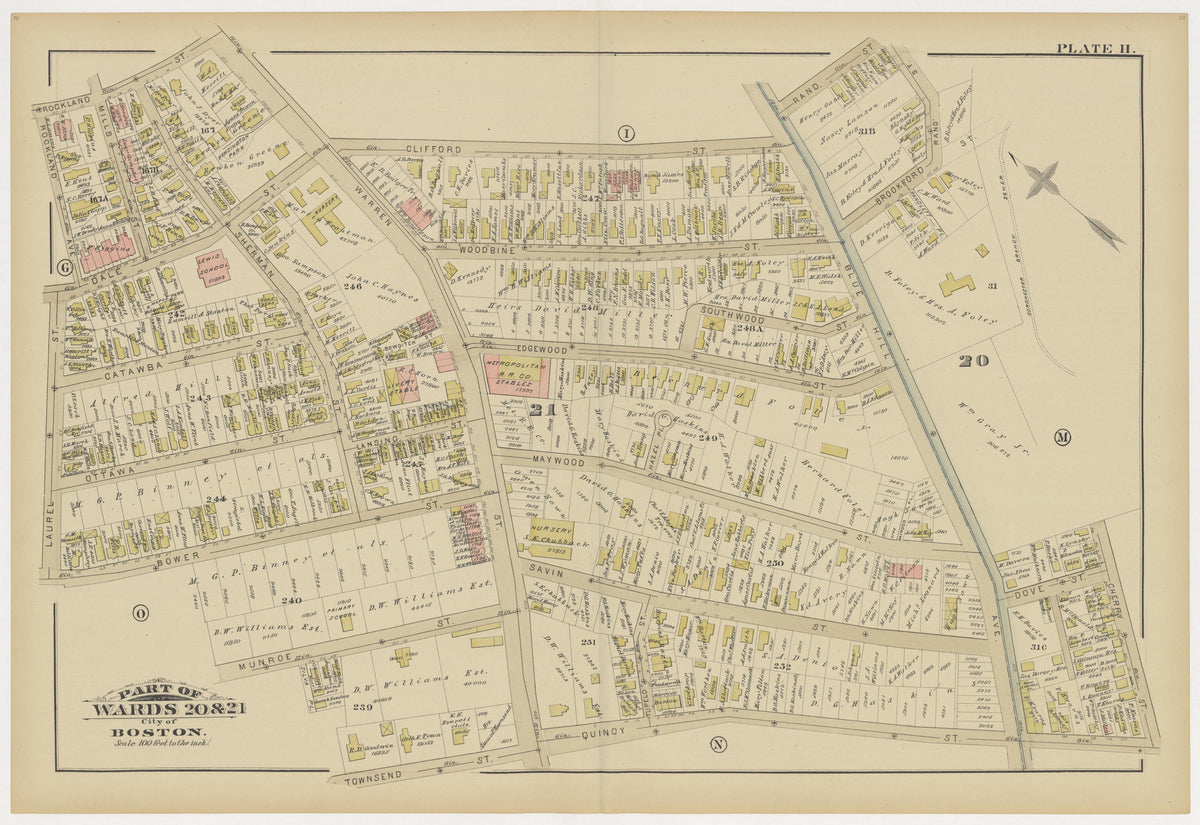 Image 11 of Atlas of the City of Boston ... from Atlas of the City of Boston 1883 by Relic Map Company