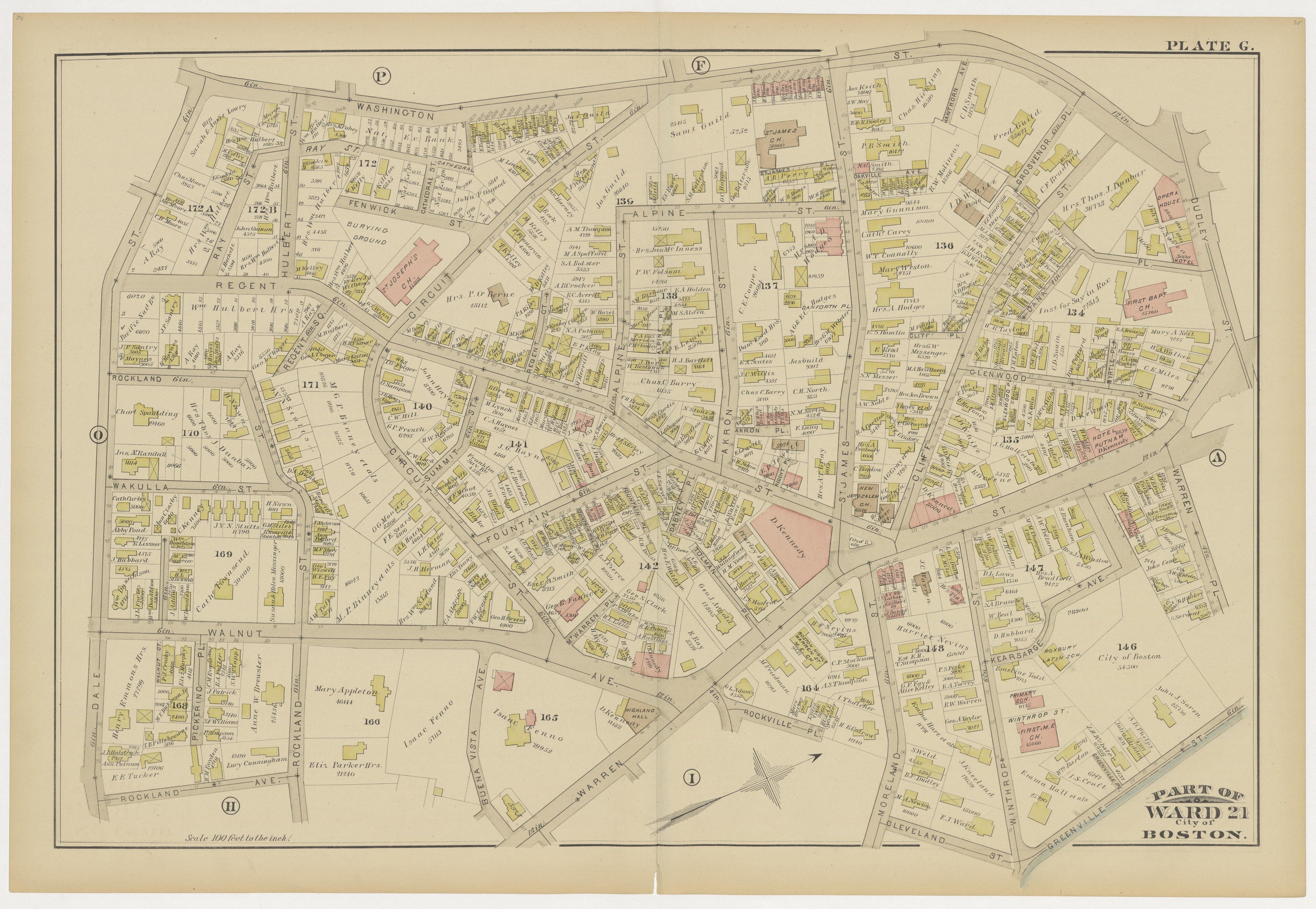 This old map of Boston, Brighton, Charlestown, Dorchester, Massachusetts, Roxbury, , West Roxbury was created by G.W. Bromley & Co in 1883
