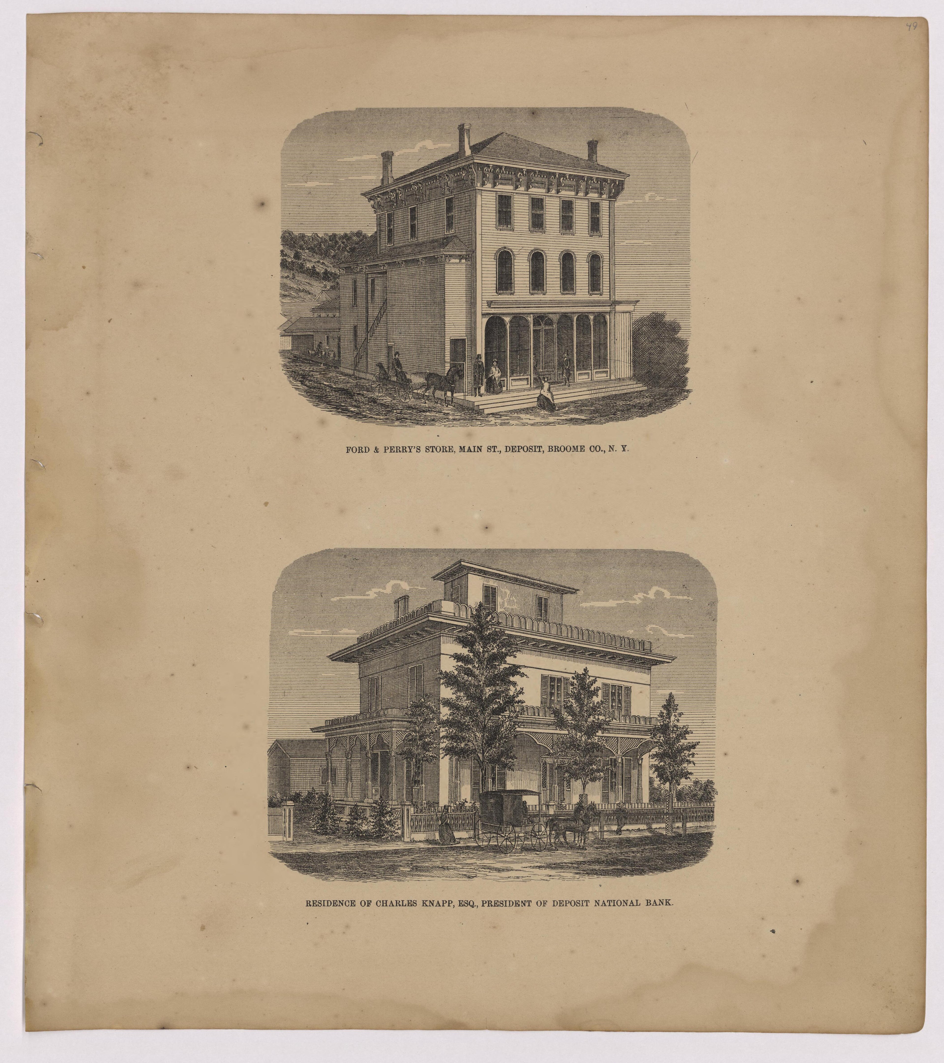 Image 26 of New Topographical Atlas of Broome County, New York from New Topographical Atlas of Broome County, New York 1866 by Relic Map Company