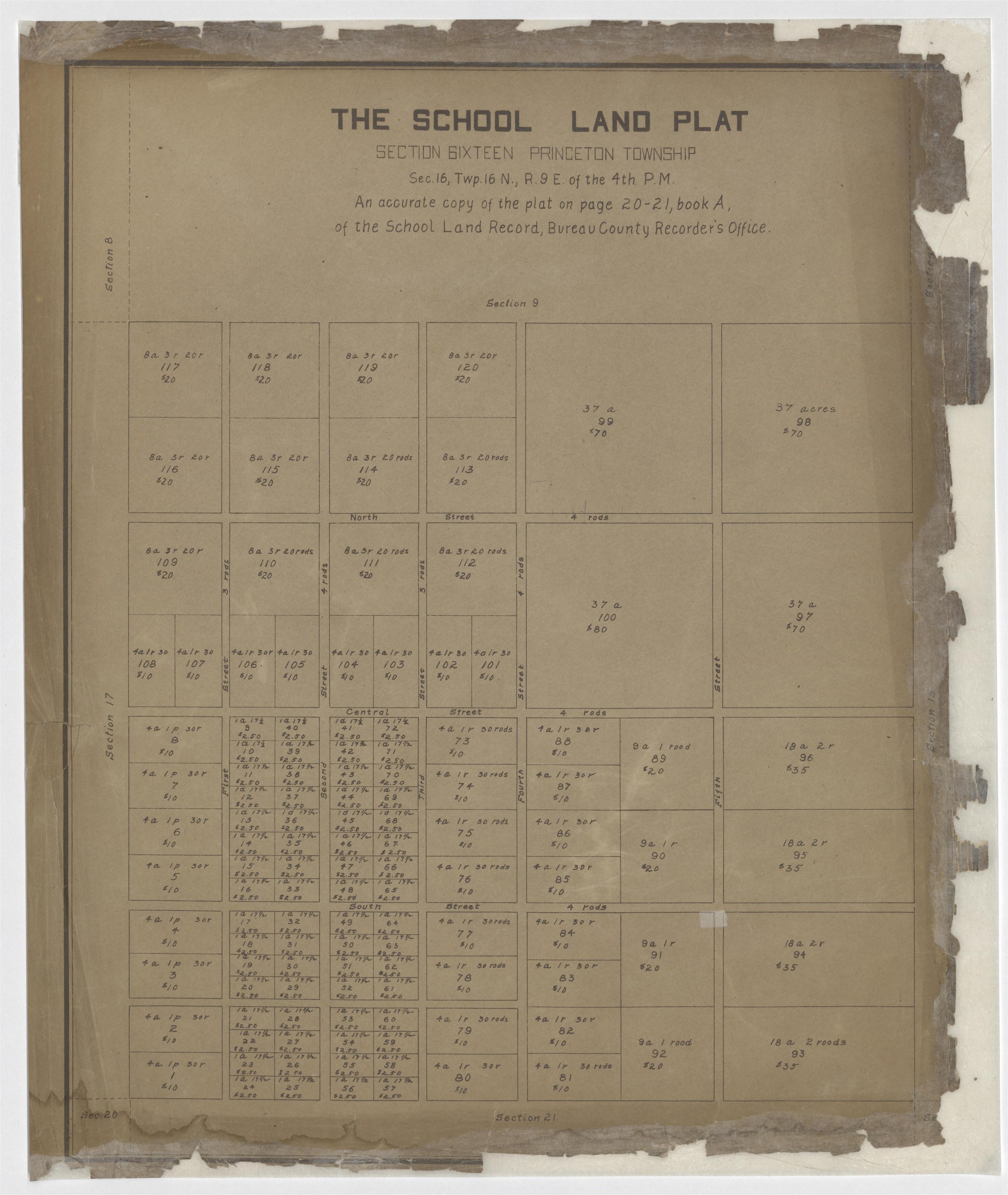 Image 23 of 20th Century Atlas of Bureau County, Illinois from 20th Century Atlas of Bureau County, Illinois : Containing Maps of Villages, Cities and Townships of the County, of the State, United States and World 1905 by Relic Map Company
