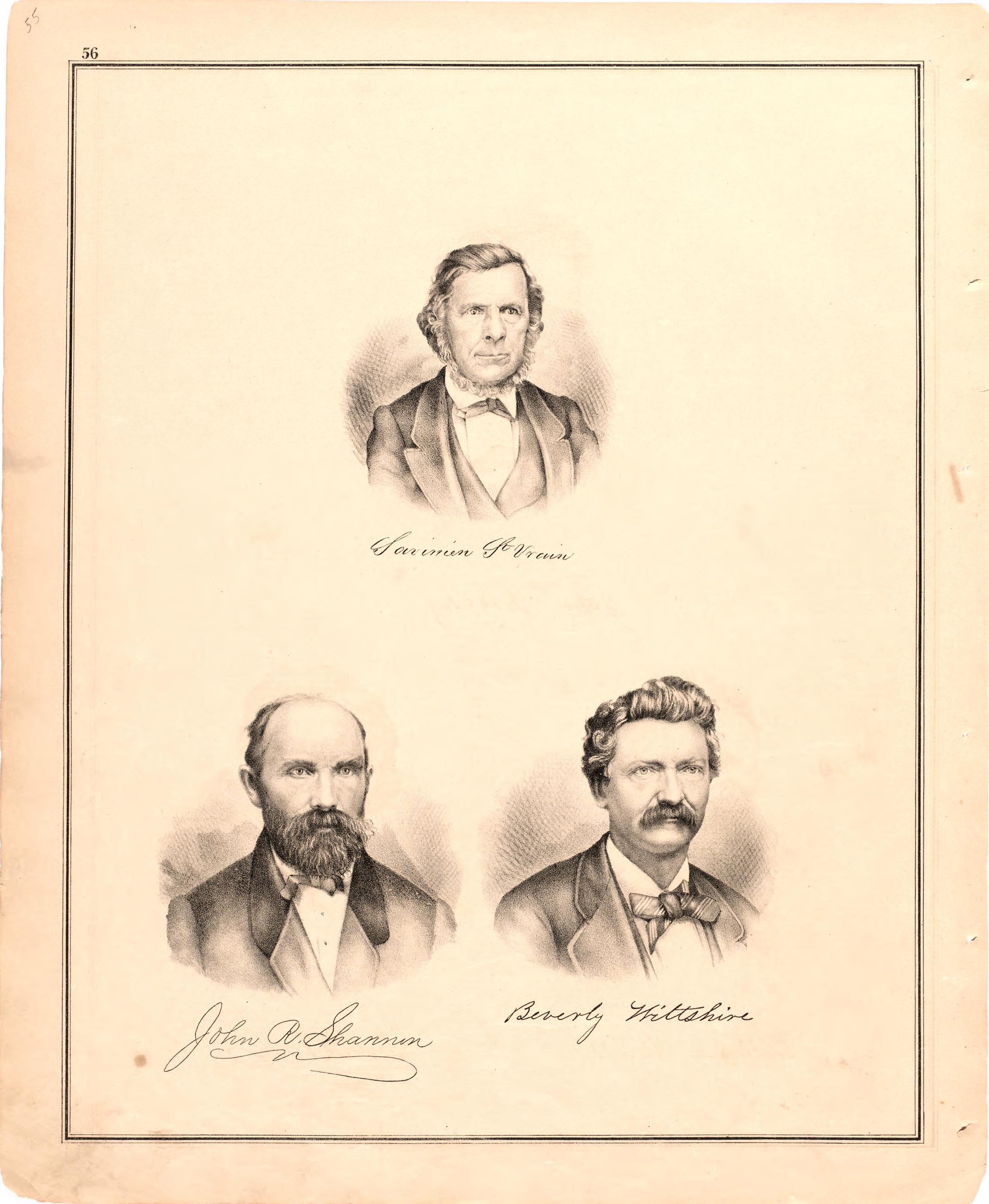 Illustration 1 from an Illustrated Historical Atlas Map of Randolph County, Ills. : Carefully Compiled from Personal Examinations and Surveys 1875 by Relic Map Company