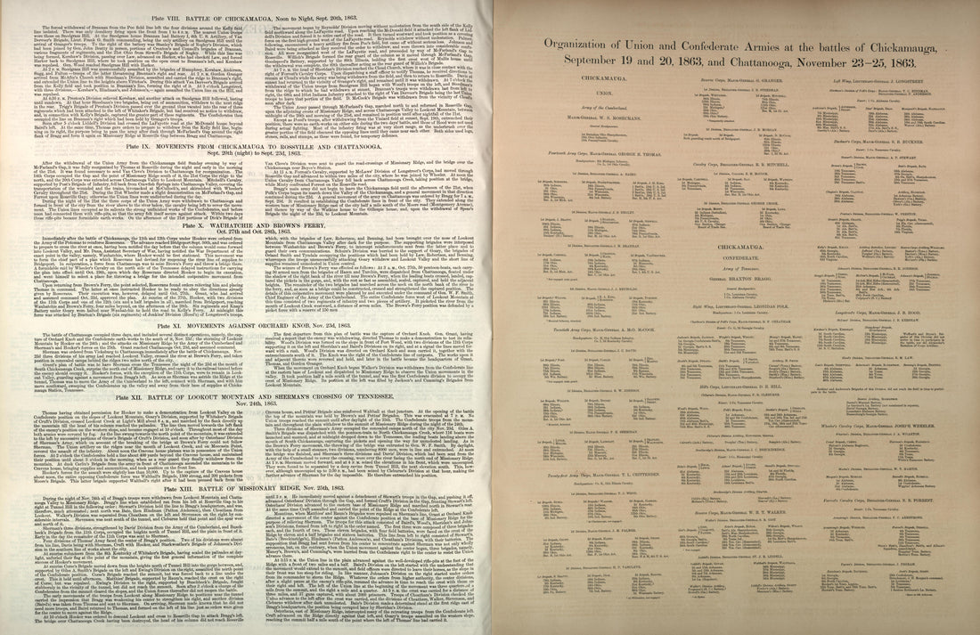 This old map of Chattanooga, Chickamauga, Georgia, Tennessee, was created by United States. Chickamauga and Chattanooga National Park Commission in 1901