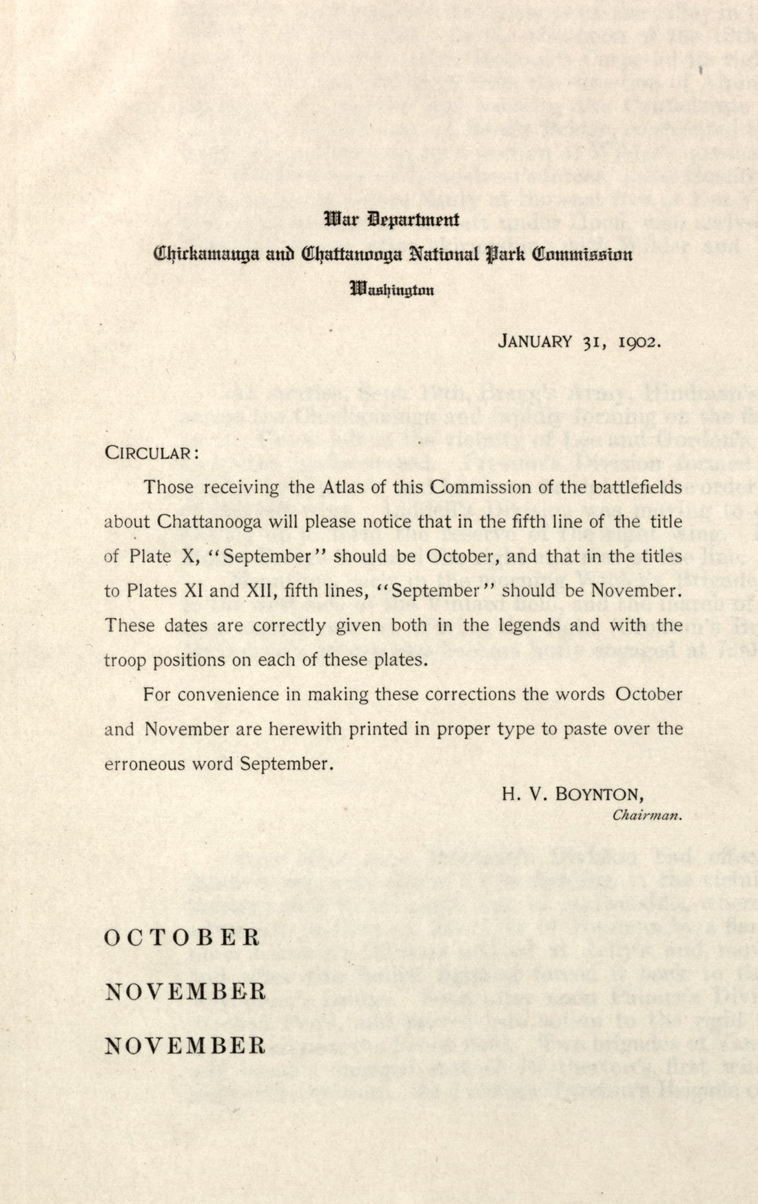 This old map of Chattanooga, Chickamauga, Georgia, Tennessee, was created by United States. Chickamauga and Chattanooga National Park Commission in 1901