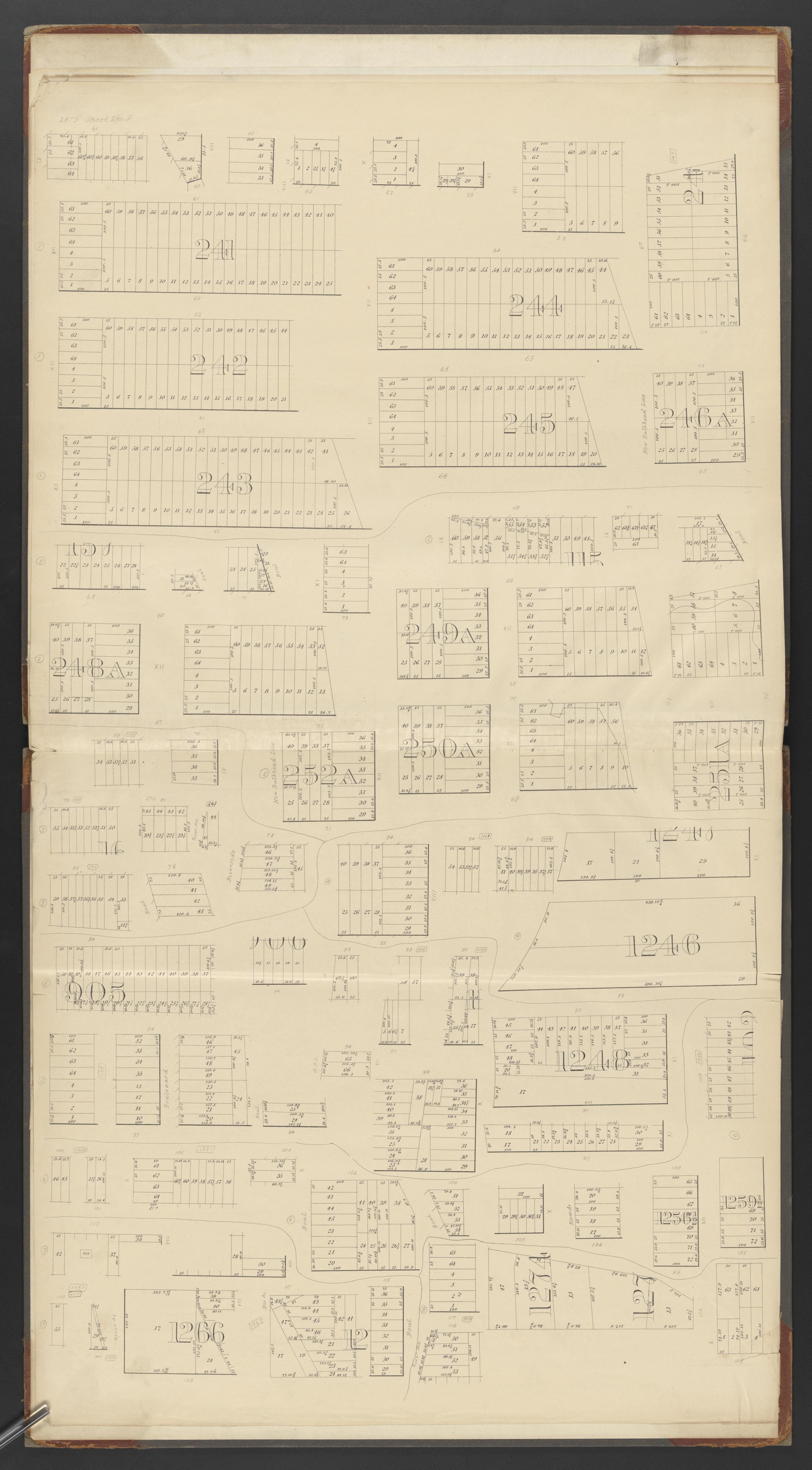 Image 5 of Additions to and Revisions of the West Side Atlas, to October 1st, 1879 from Additions to and Revisions of the West Side Atlas, to October 1st, 1879 by Relic Map Company