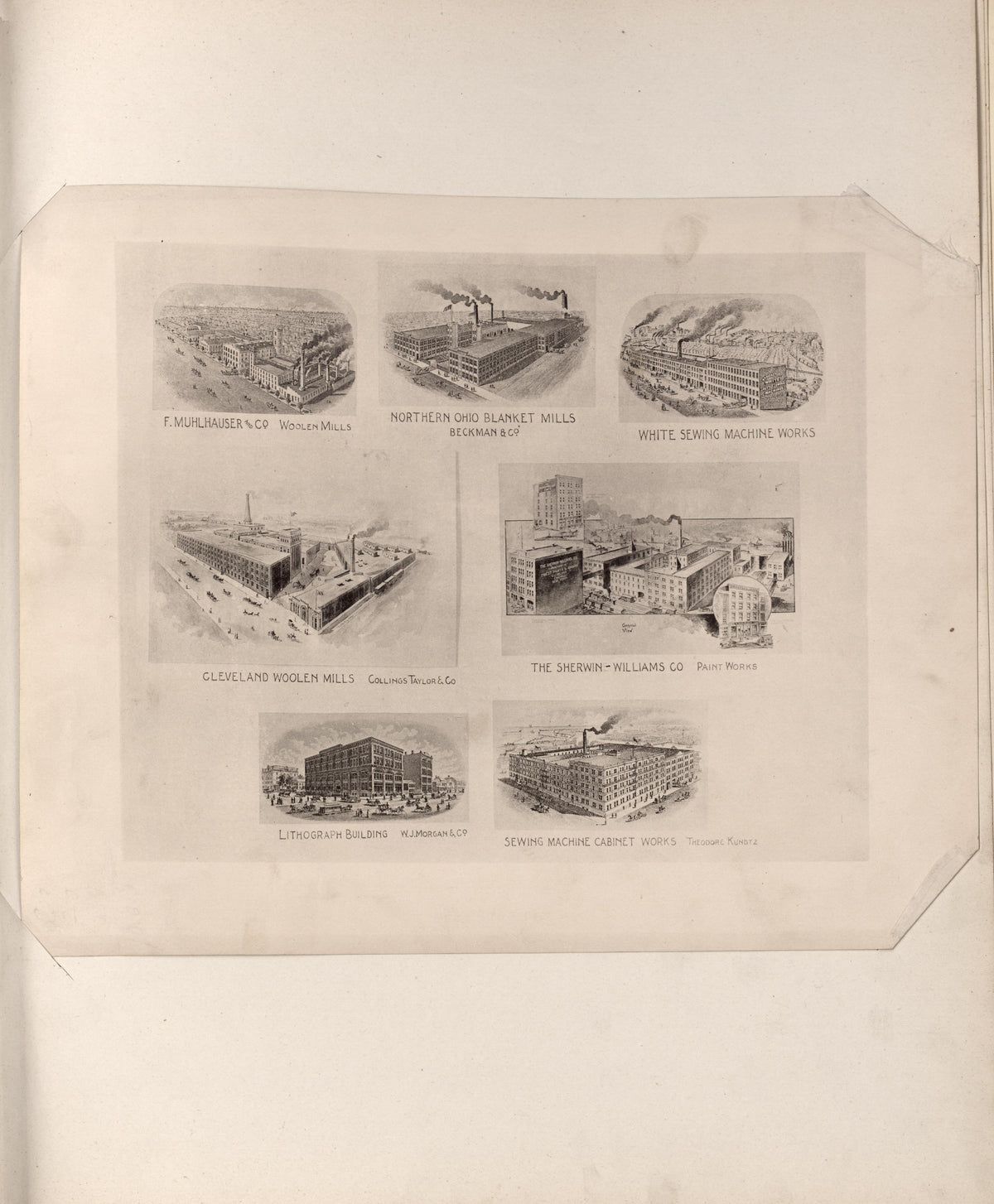 Views of Mills and Other Industrial Buildings from Atlas of the War of the Rebellion Giving Union and Confederate Armies by Actual Surveys by the Union and Confederate Engineers, and Approved by the Officers In Command, of All the Maps … 1892 by Relic Map Company