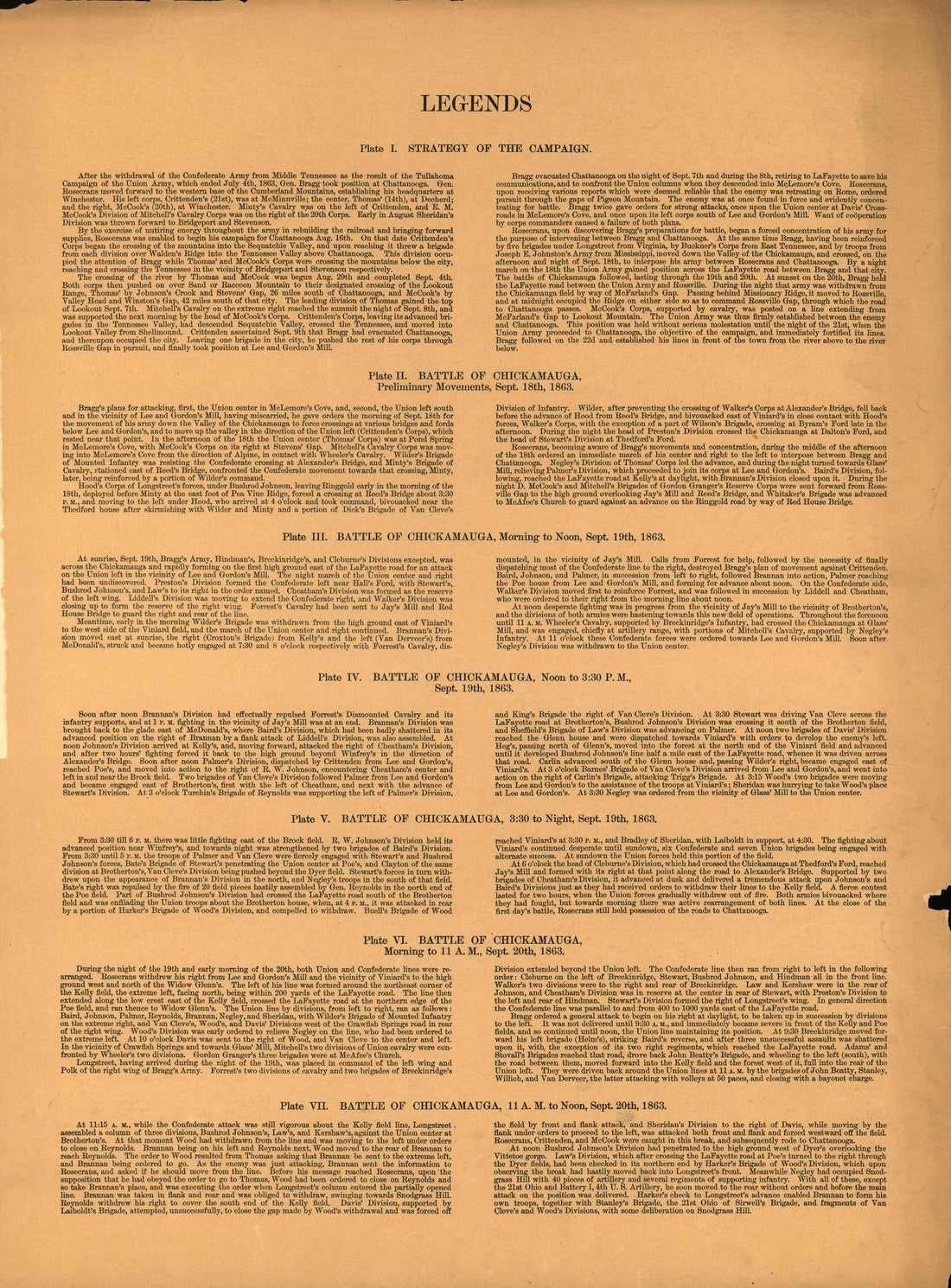 This old map of Chattanooga, Chickamauga, Georgia, Tennessee, was created by United States. Chickamauga and Chattanooga National Park Commission in 1901