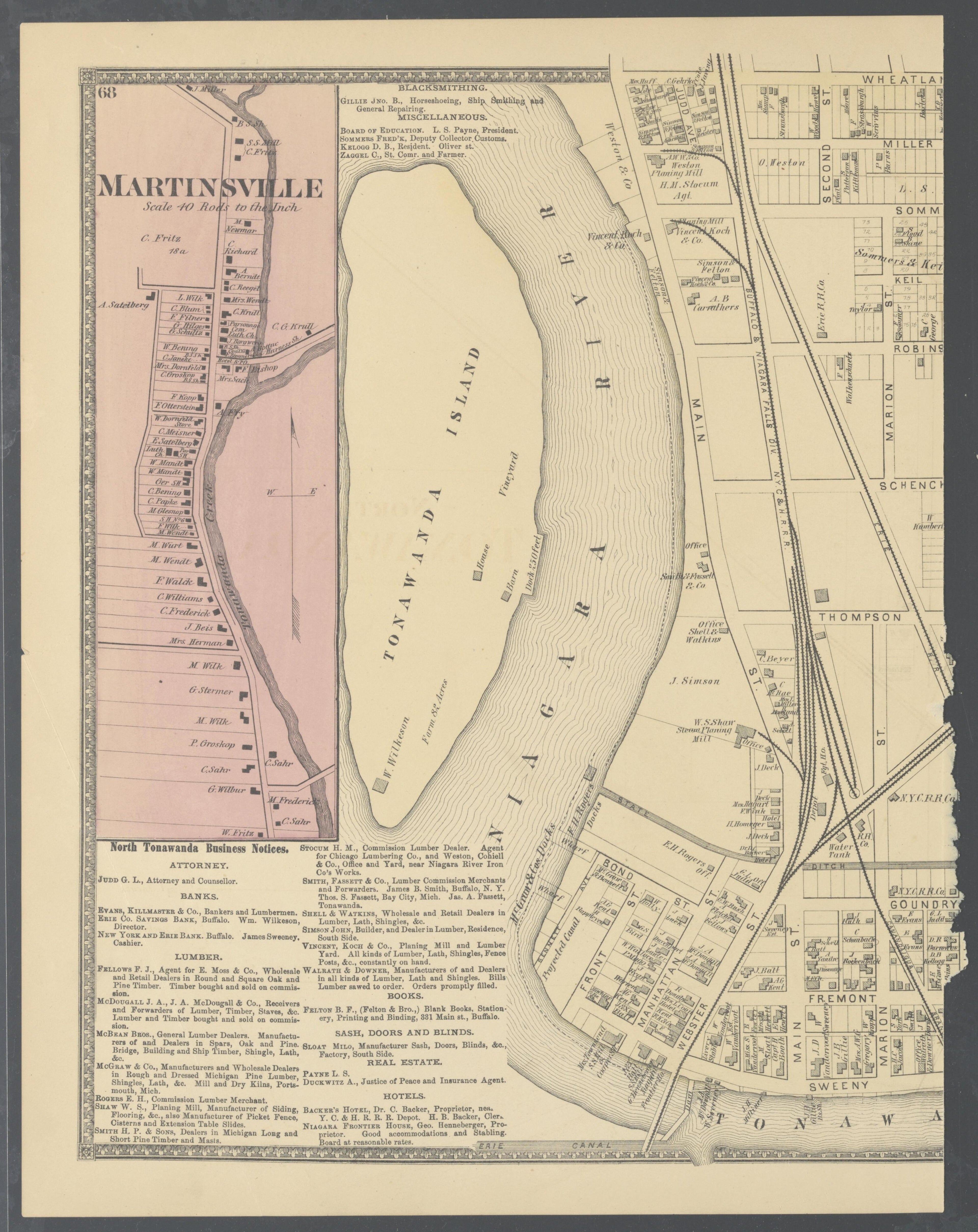 Image 31 of Atlas of Niagara and Orleans Counties, New York from Atlas of Niagara and Orleans Counties, New York : from Actual Surveys and Official Records 1875 by Relic Map Company