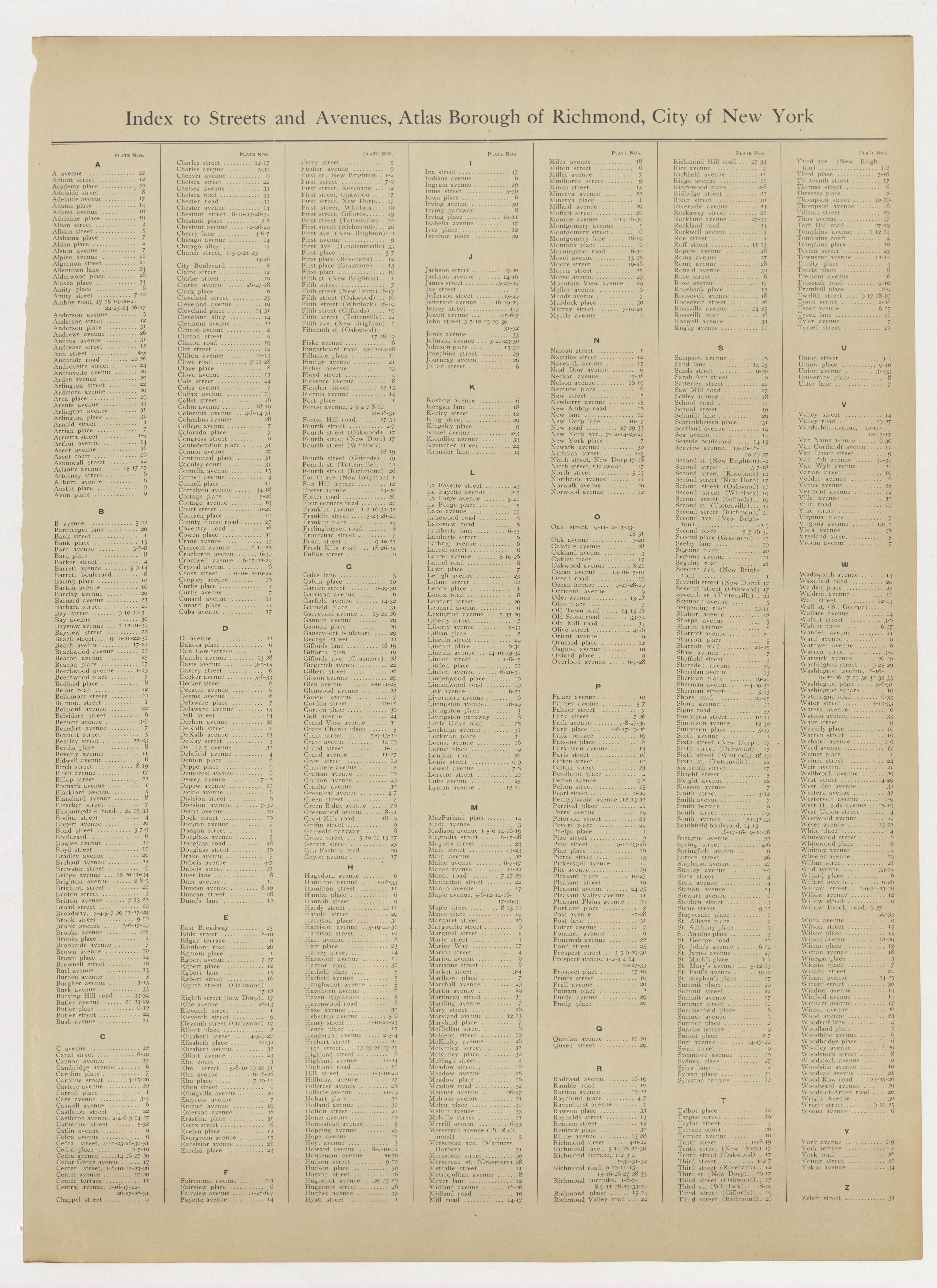 Image 4 of Atlas of the Borough of Richmond, City of New York ... from Atlas of the Borough of Richmond, City of New York 1907 by Relic Map Company