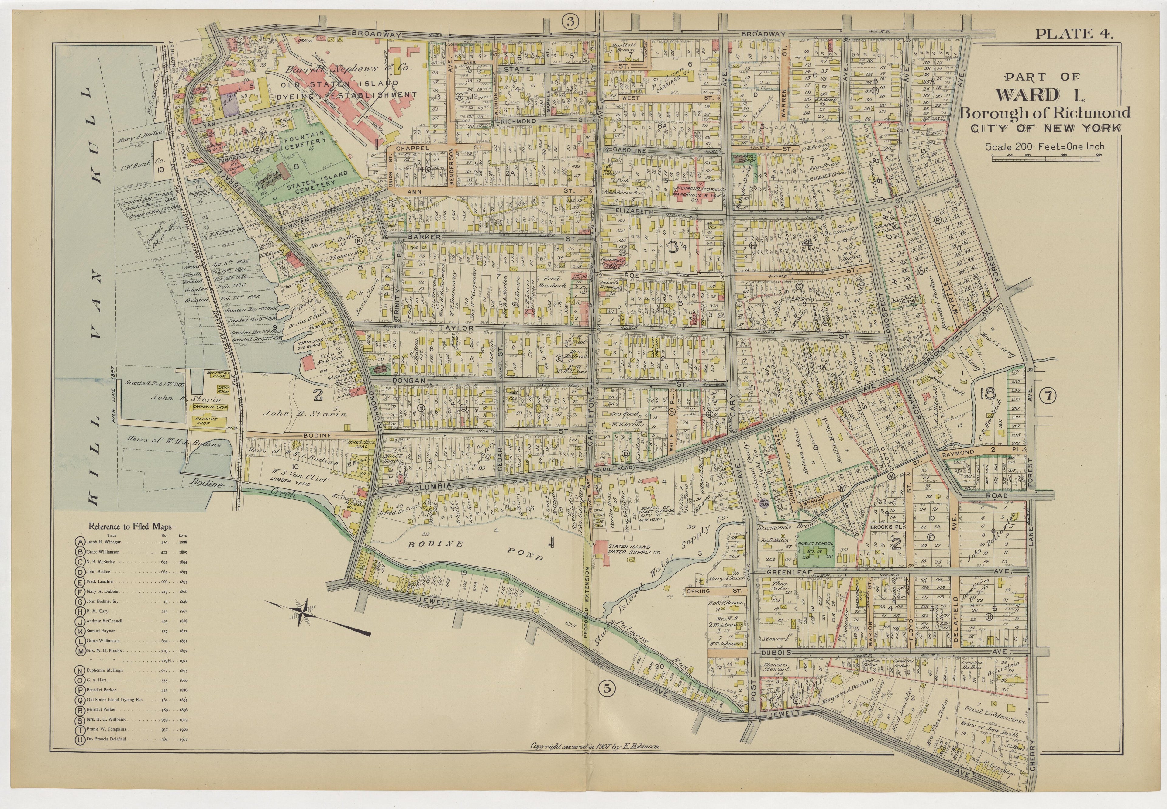 Image 9 of Atlas of the Borough of Richmond, City of New York ... from Atlas of the Borough of Richmond, City of New York 1907 by Relic Map Company