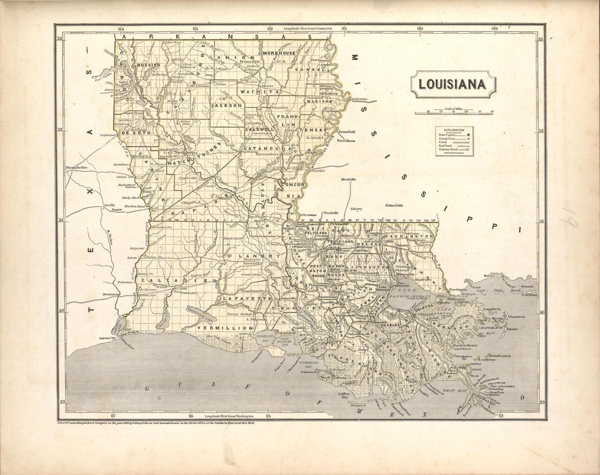 Louisiana from Morse&