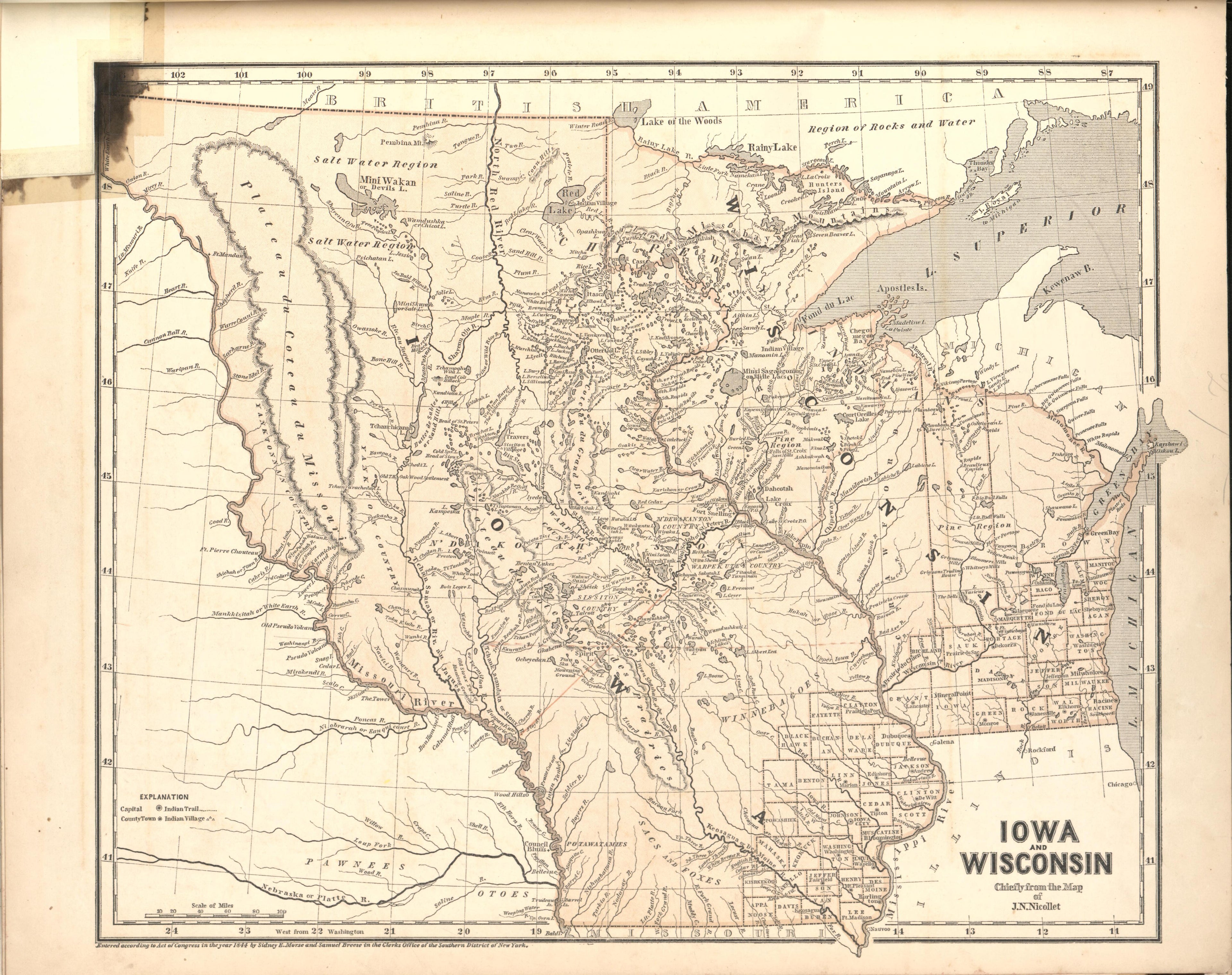 Iowa and Wisconsin from Morse&